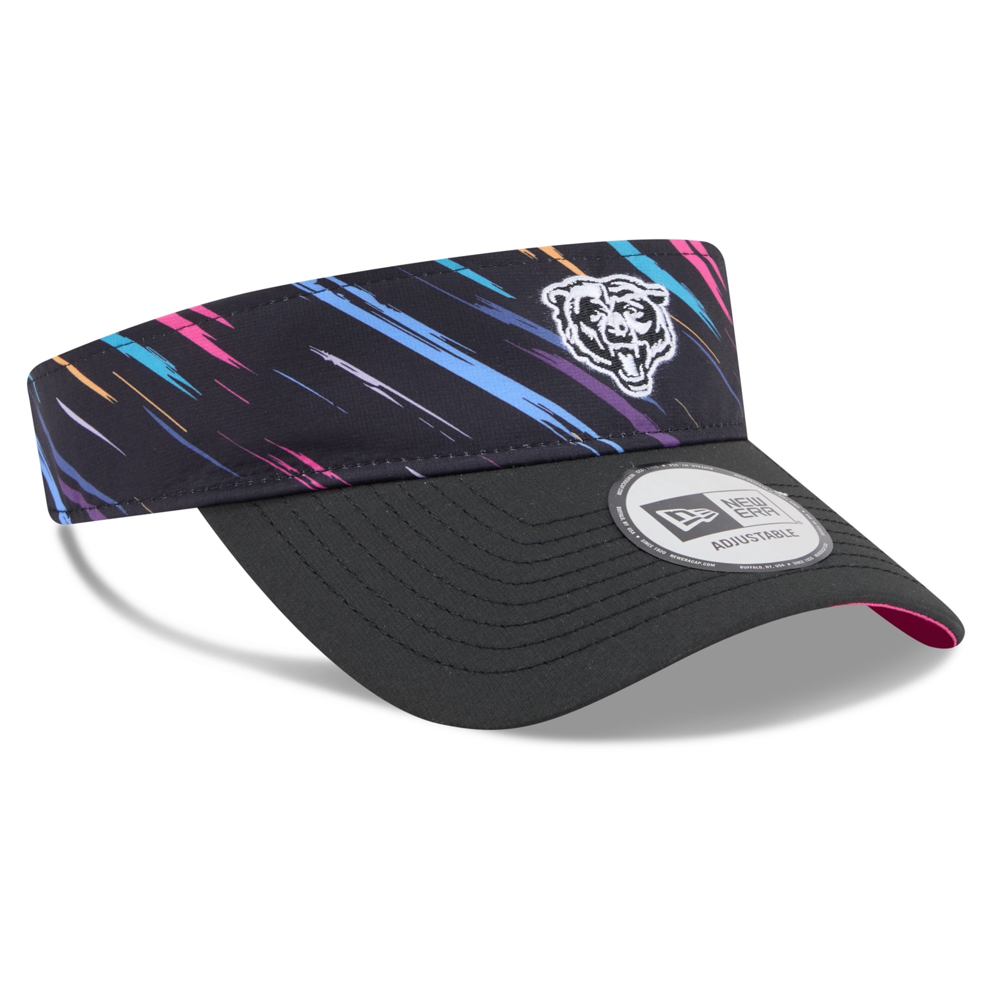 Men's New Era Black Chicago Bears 2026 NFL Crucial Catch Adjustable Visor