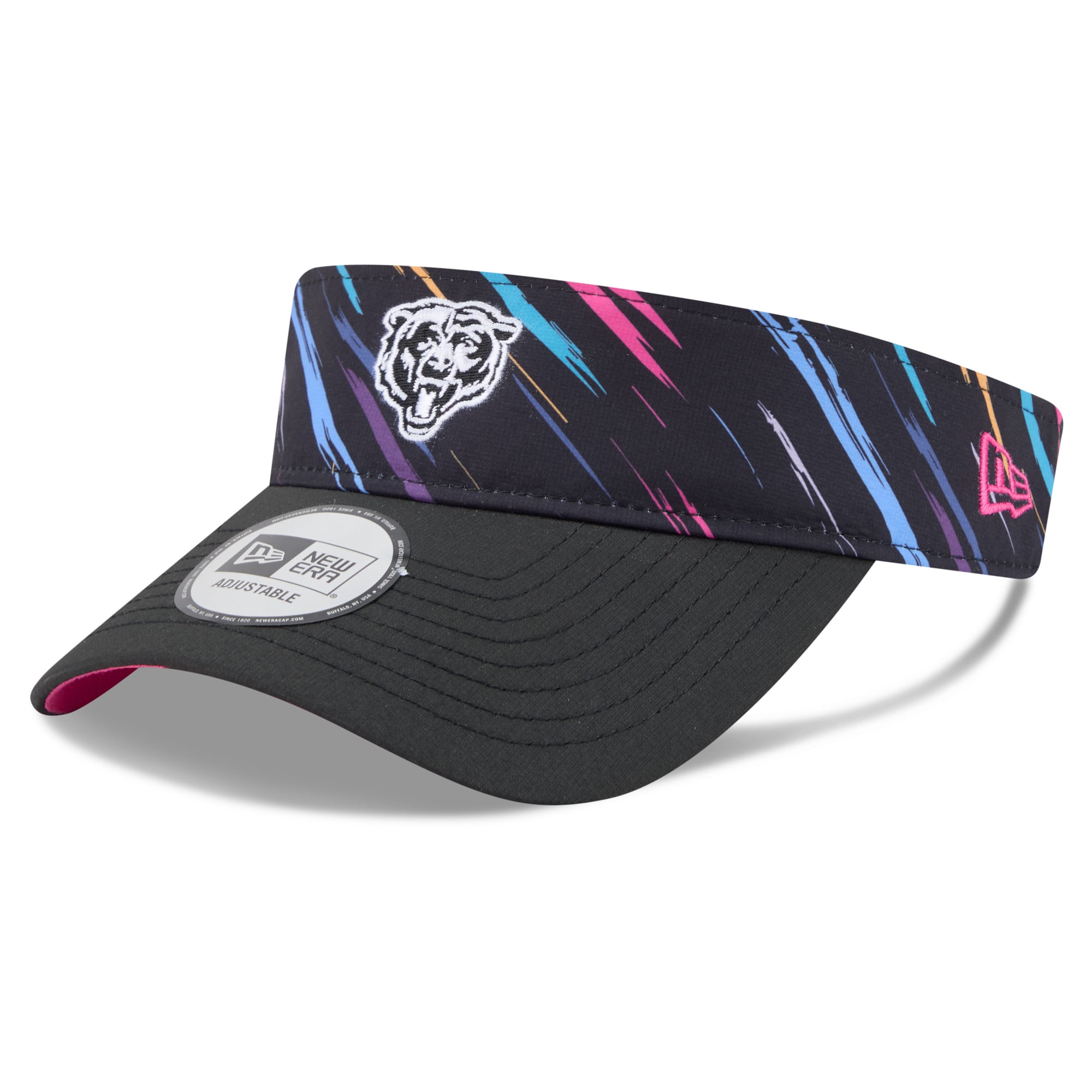 Men's New Era Black Chicago Bears 2026 NFL Crucial Catch Adjustable Visor