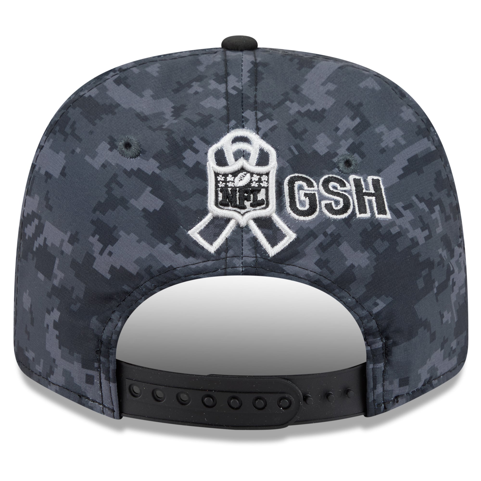 Casquette ajustable New Era noire Chicago Bears 2026 Salute To Service 9SEVENTY pour homme