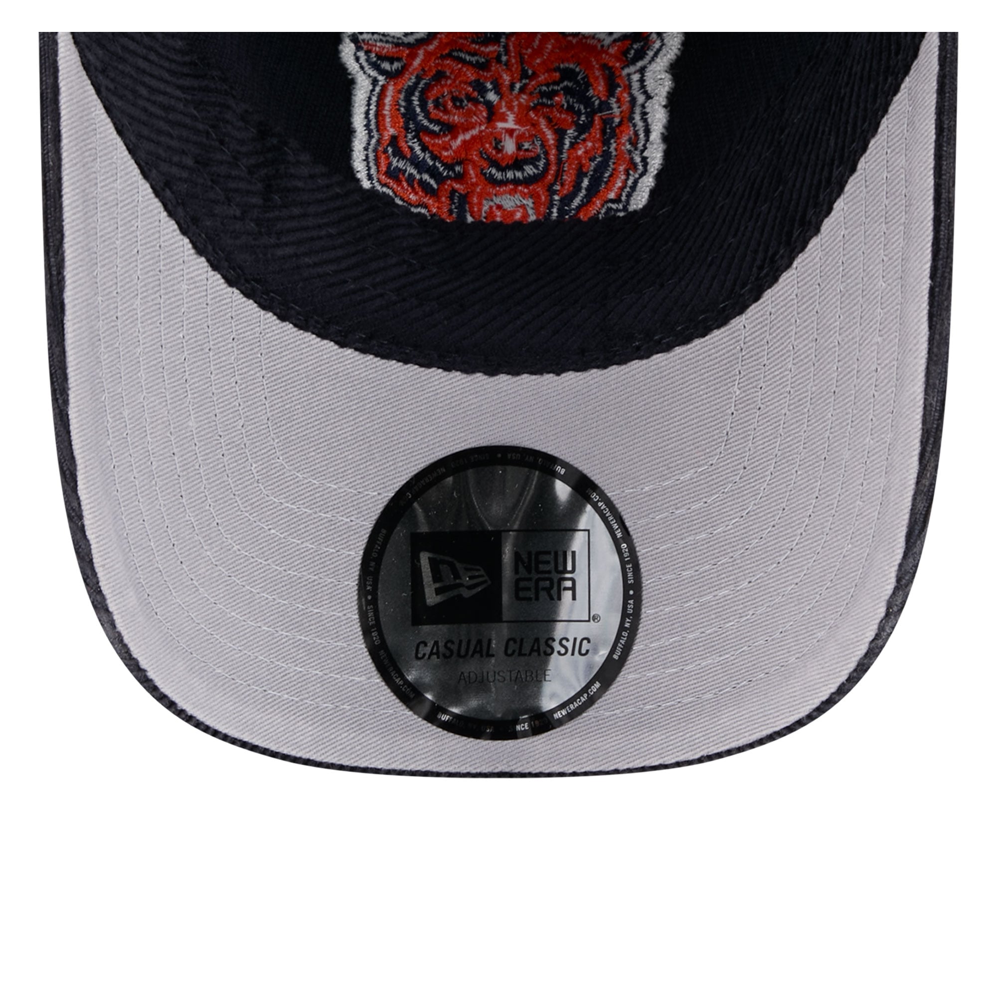 Casquette New Era noire pour homme, Chicago Bears, en velours côtelé, style classique décontracté et ajustable