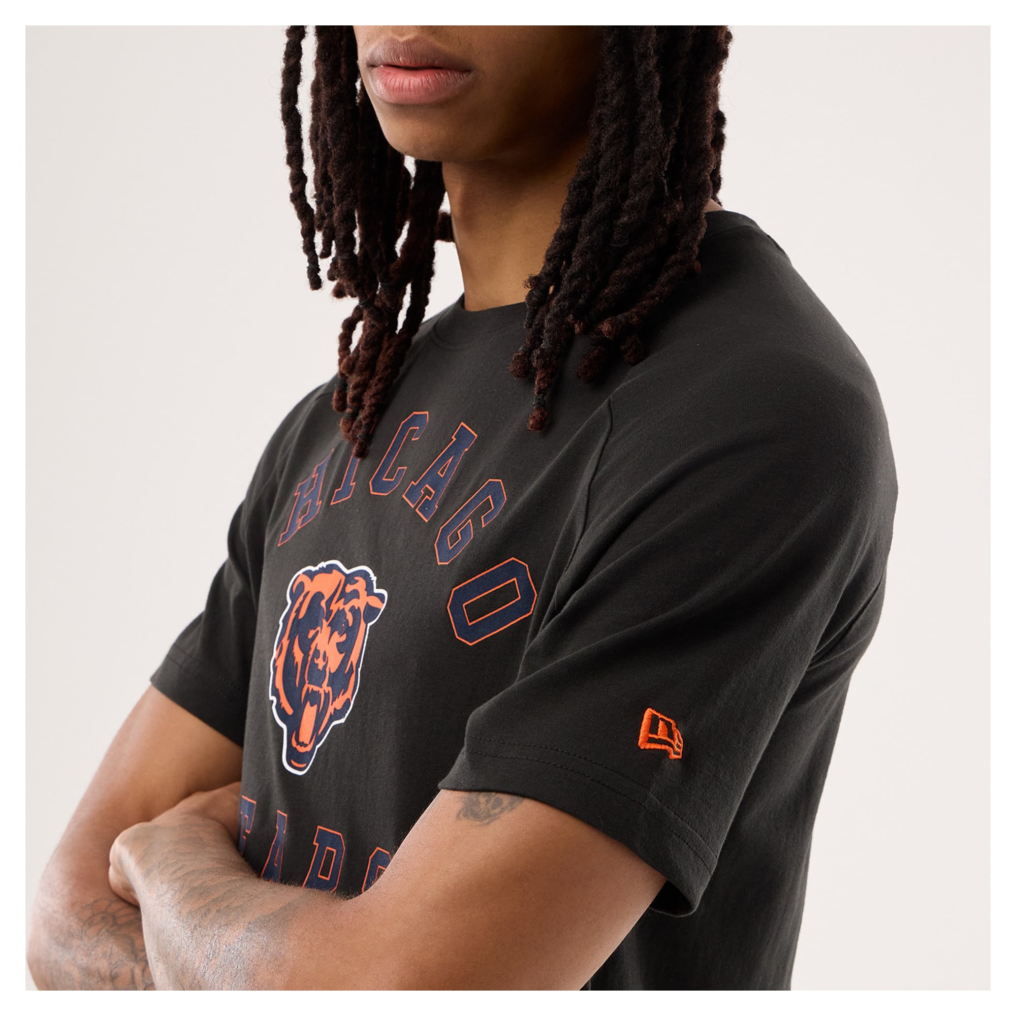 Men's New Era Black Chicago Bears Functional Fandom T-Shirt