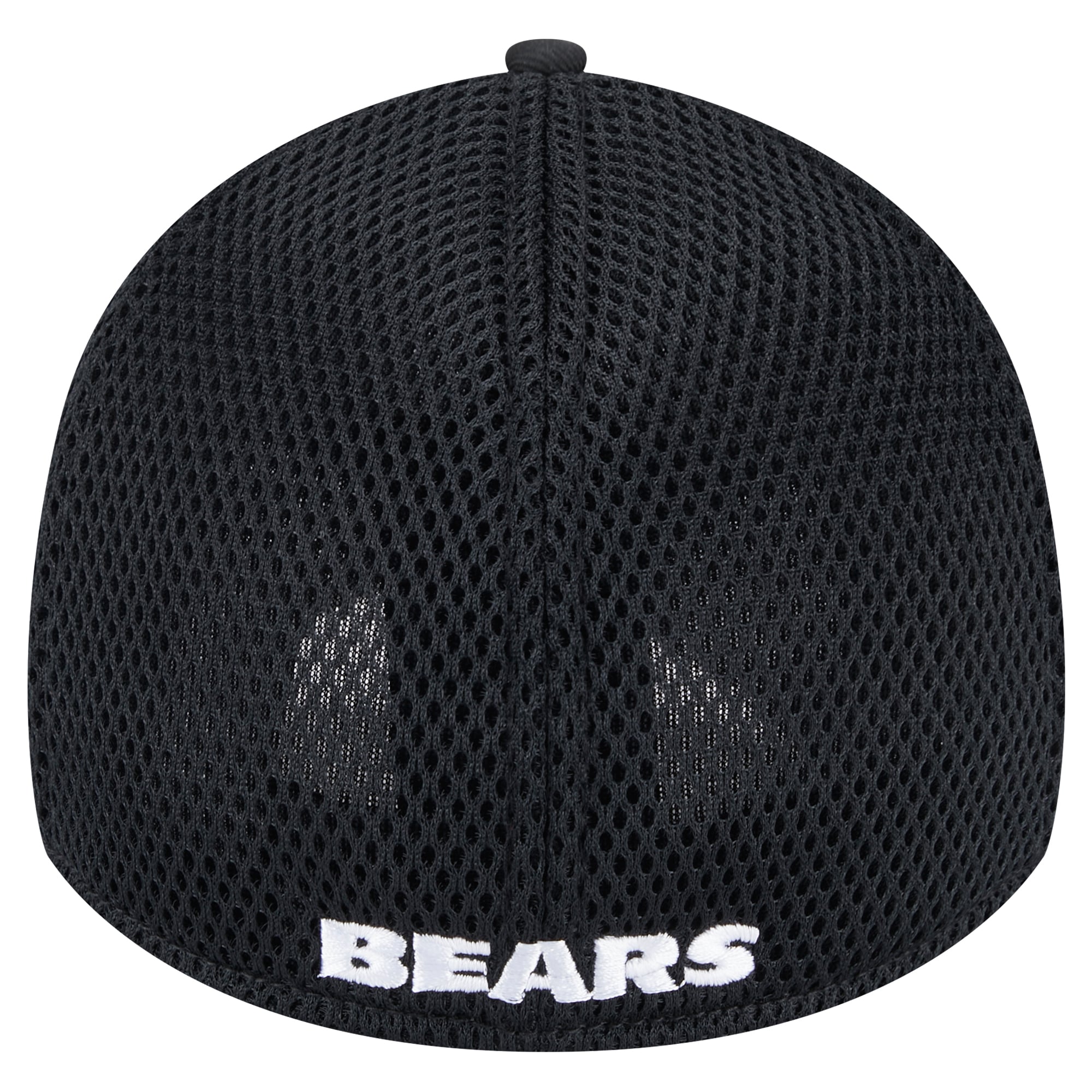 Men's New Era Black Chicago Bears Main Neo 39THIRTY Flex Hat