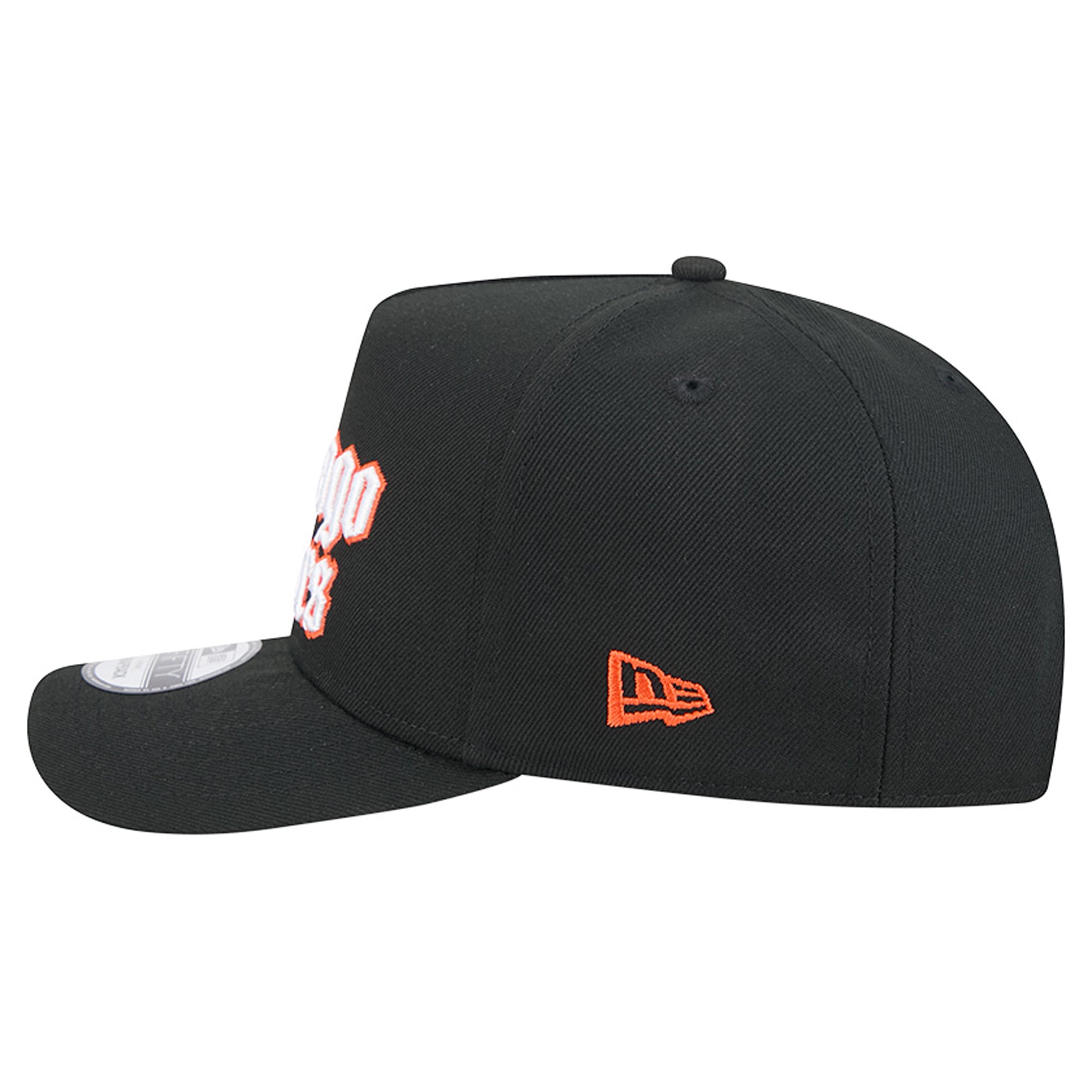 Men's New Era Black Chicago Bears Proud A-Frame 9FIFTY Snapback Hat