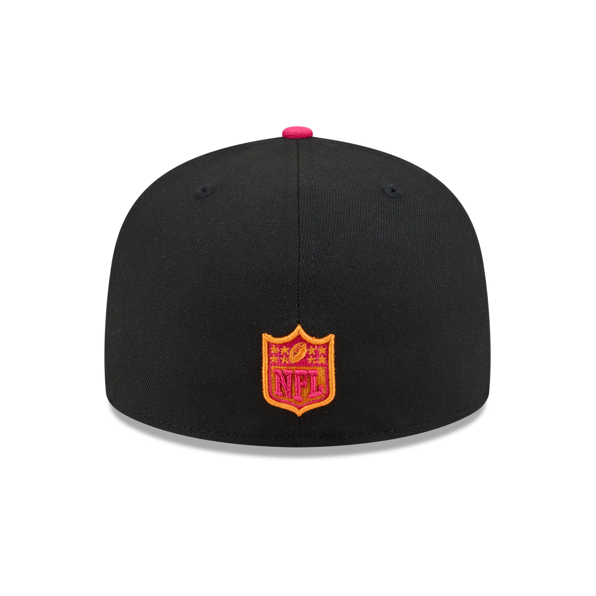 Casquette ajustée New Era 59FIFTY pour homme, noire et rose, Chicago Bears, édition spéciale Jour des Morts