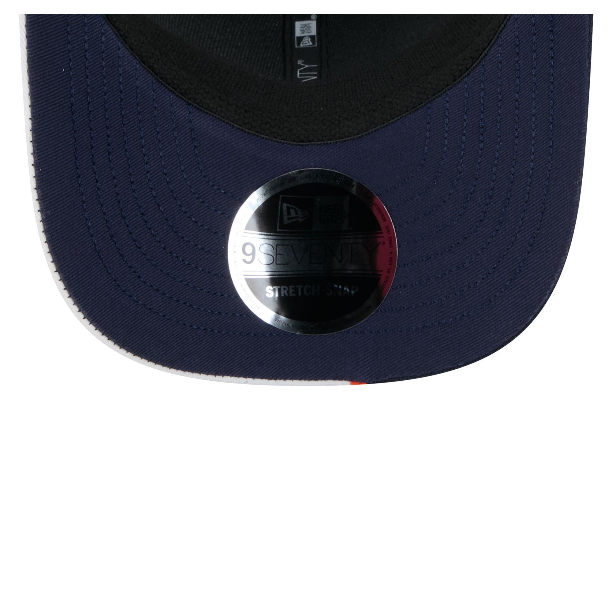 Men's New Era Black/White Chicago Bears Fan 9SEVENTY Adjustable Hat