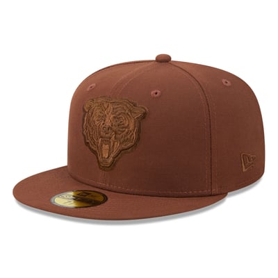 Chicago Bears New Era Color Pack 59FIFTY Fitted Hat - Brown