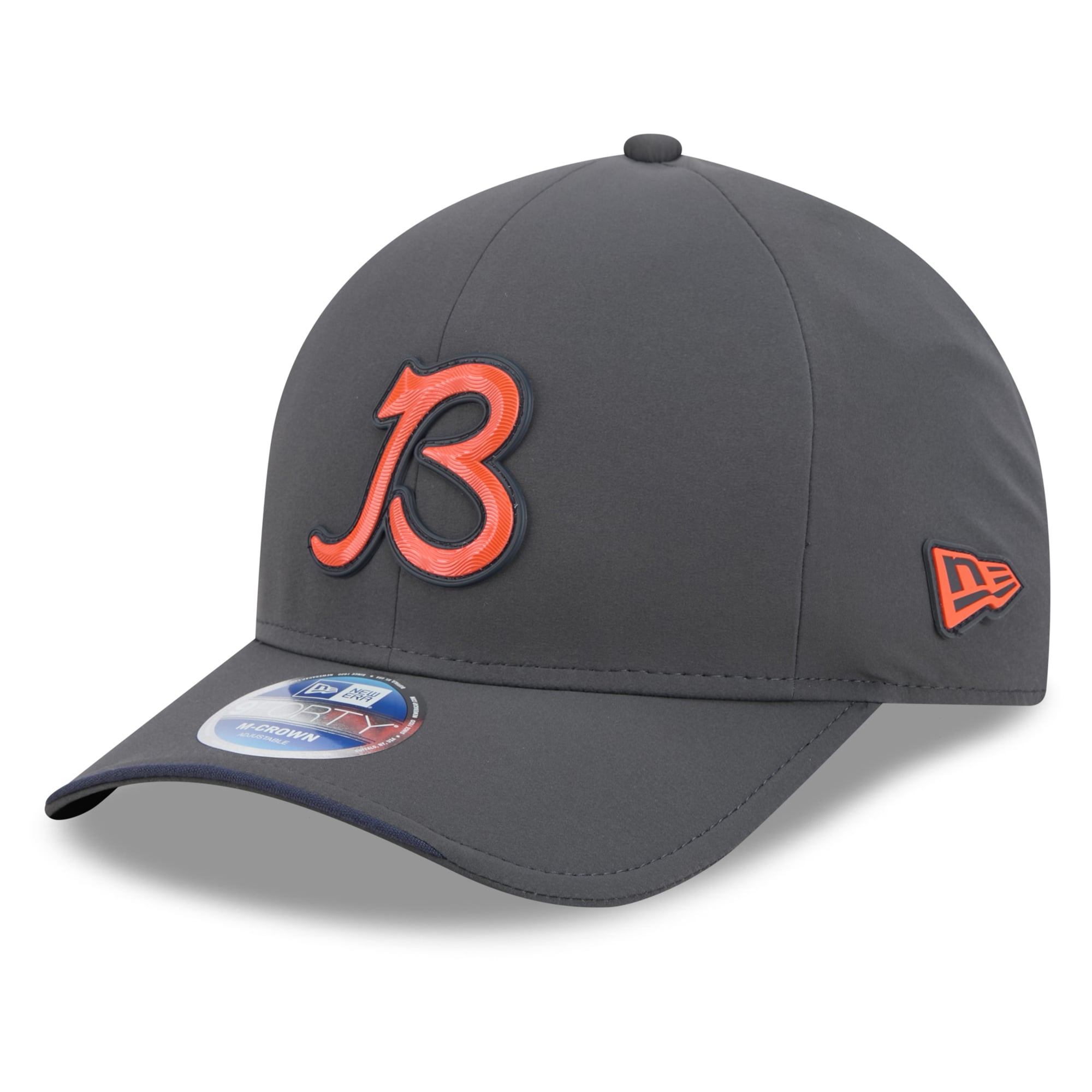 Casquette ajustable New Era 9FORTY M-Crown Chicago Bears 2026 Sideline pour homme