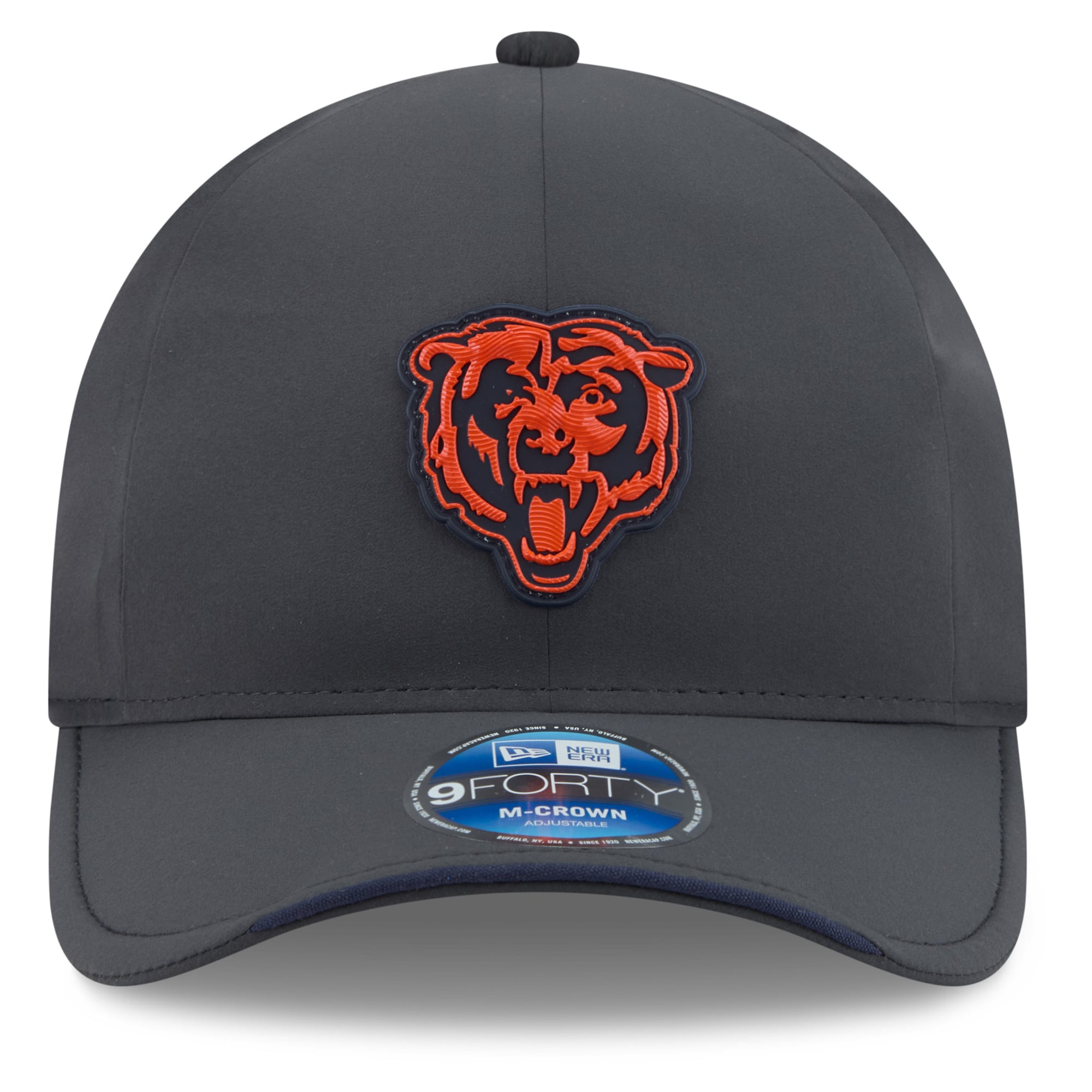 Men's New Era Charcoal Chicago Bears 2026 Sideline Cold Weather  9FORTY M-Crown Adjustable Hat