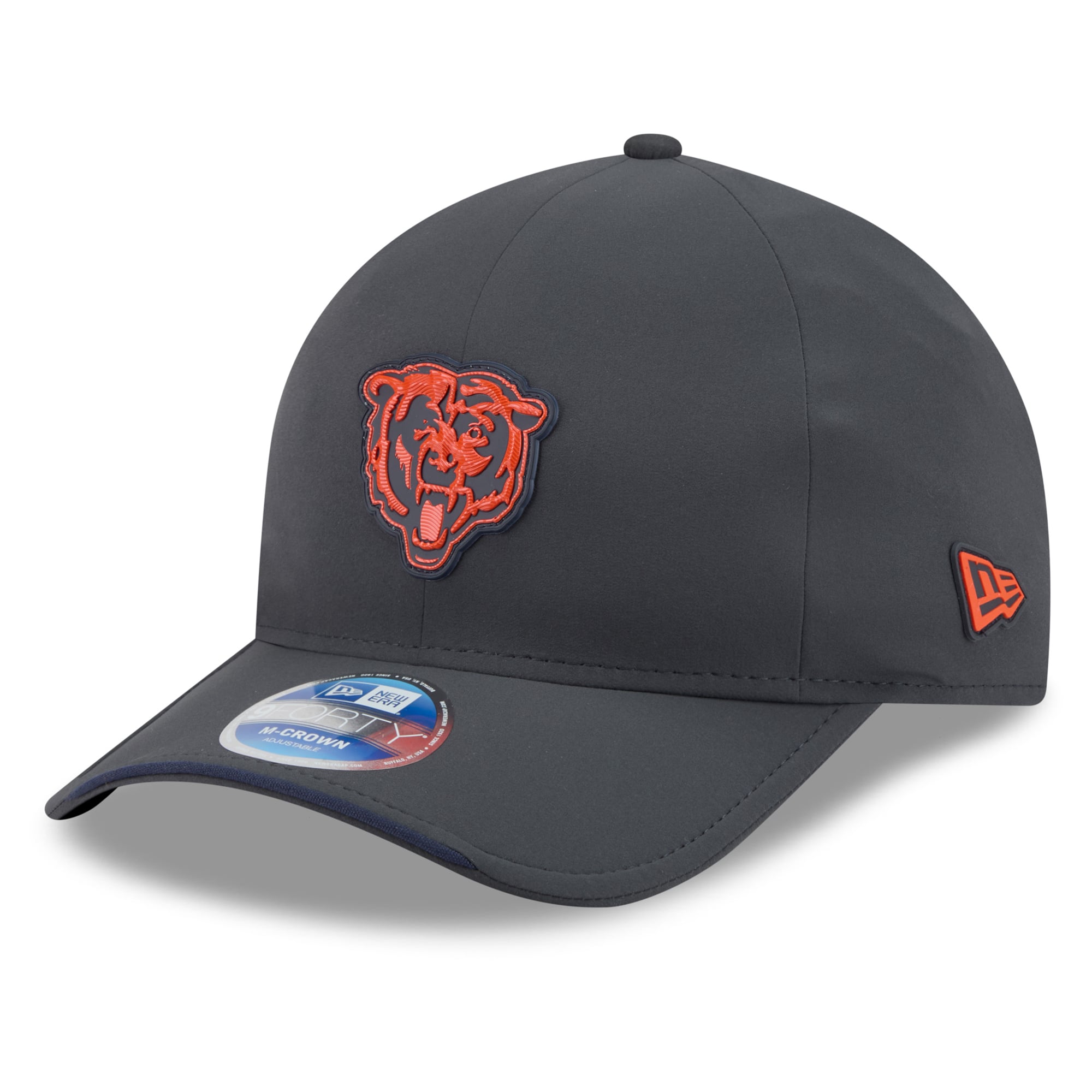 Men's New Era Charcoal Chicago Bears 2026 Sideline Cold Weather  9FORTY M-Crown Adjustable Hat