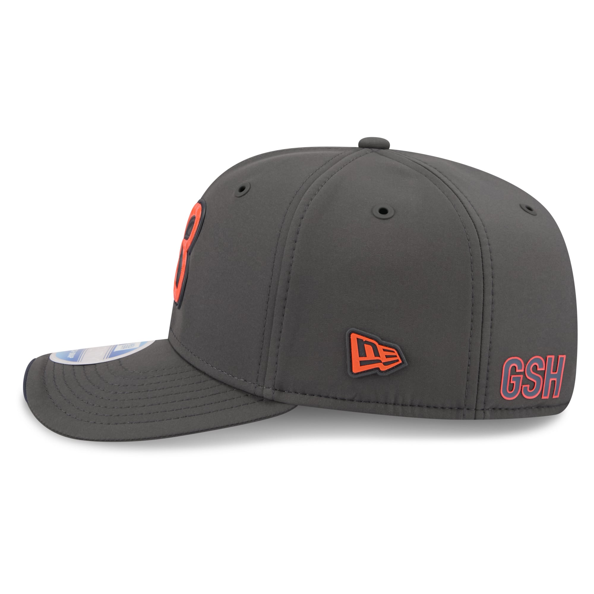 Casquette ajustable New Era anthracite Chicago Bears 2026 Sideline pour homme, modèle 9SEVENTY