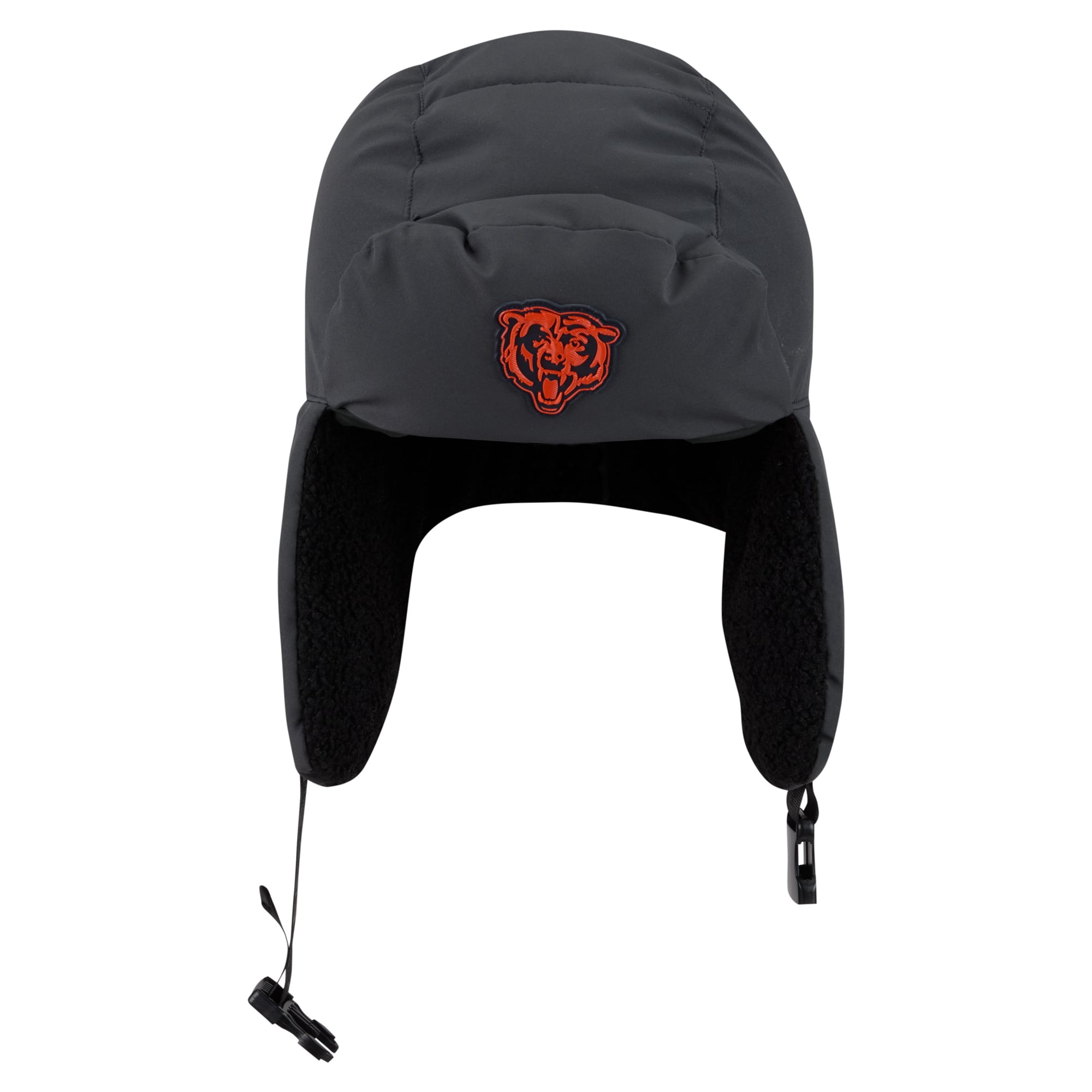 Casquette trappeur New Era anthracite Chicago Bears 2026 pour homme