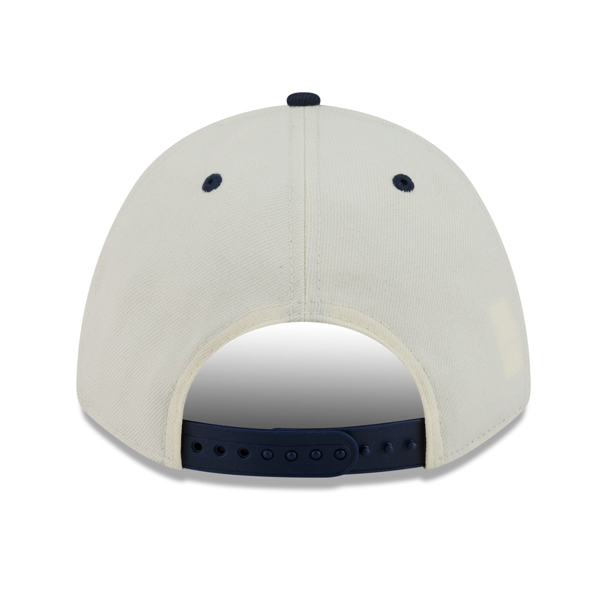 Men's New Era Cream/Navy Chicago Bears Arch 9FORTY A-Frame M-Crown Adjustable Hat