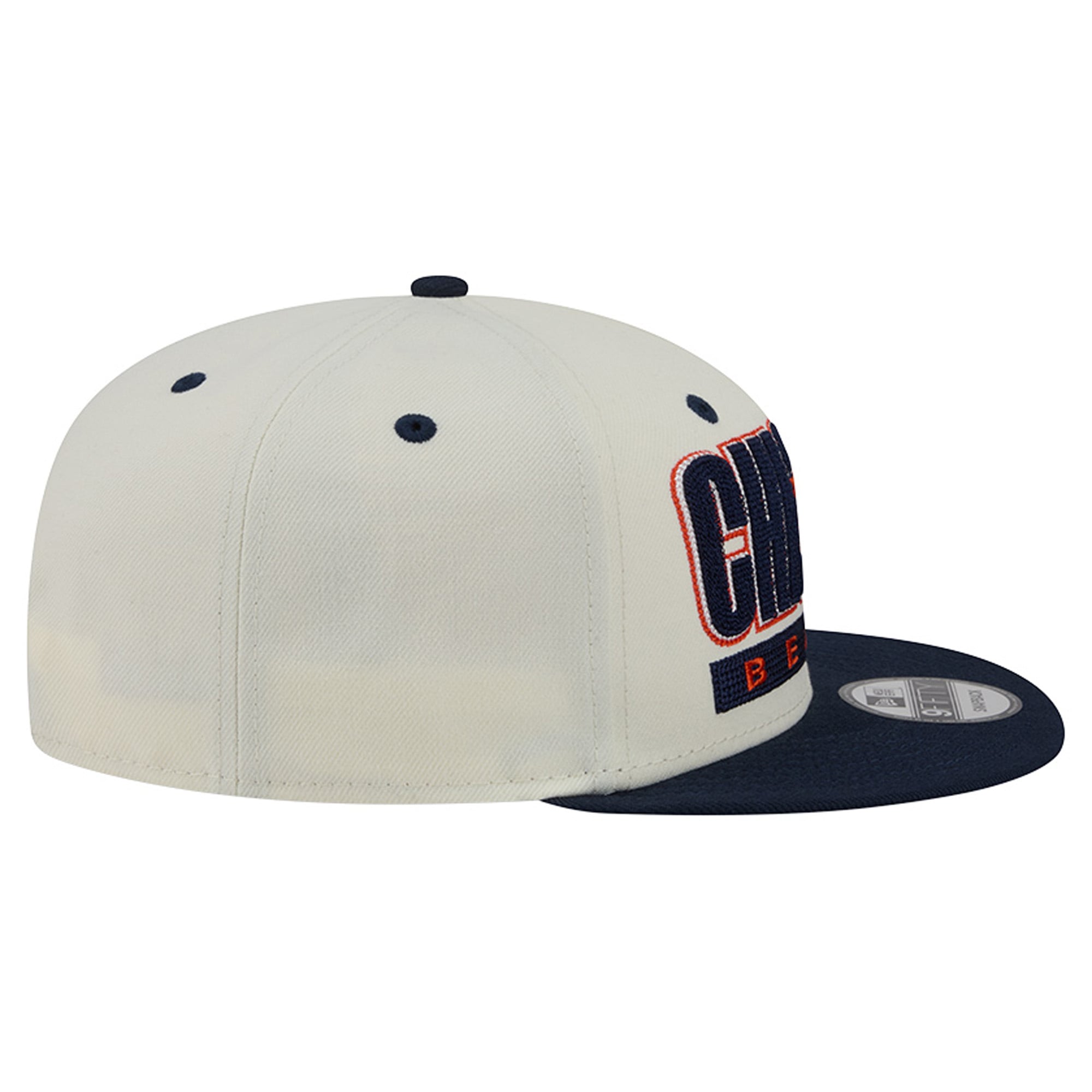 Casquette snapback New Era Classic 9FIFTY pour homme, crème/marine, Chicago Bears
