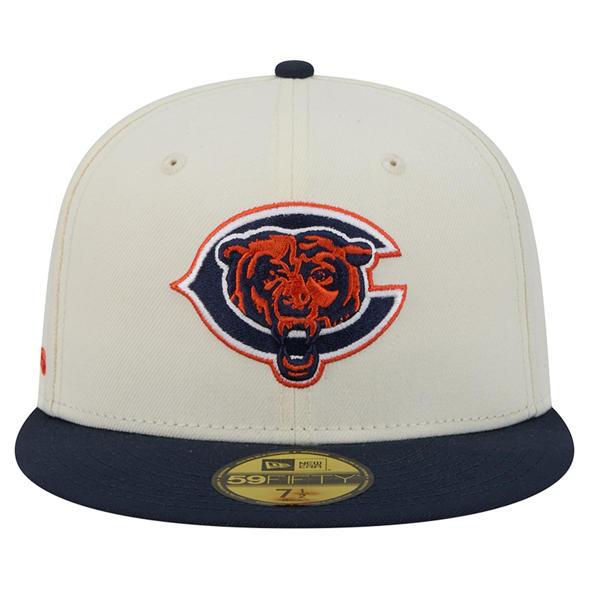 Casquette ajustée New Era Deceptor 59FIFTY pour homme, couleur crème/marine