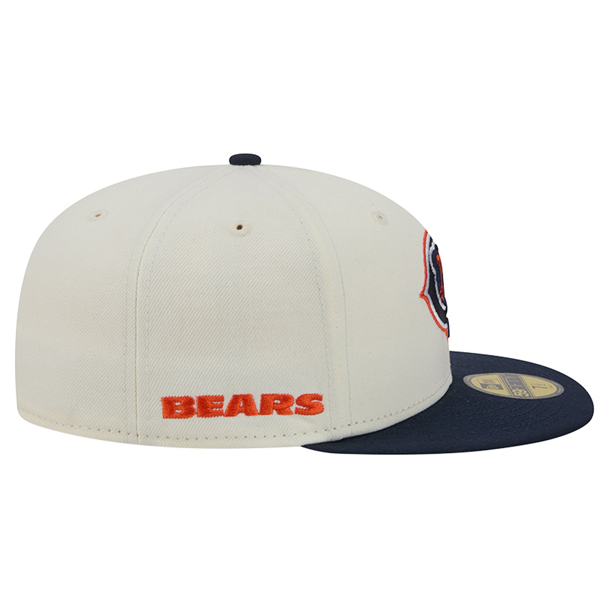 Casquette ajustée New Era Deceptor 59FIFTY pour homme, couleur crème/marine