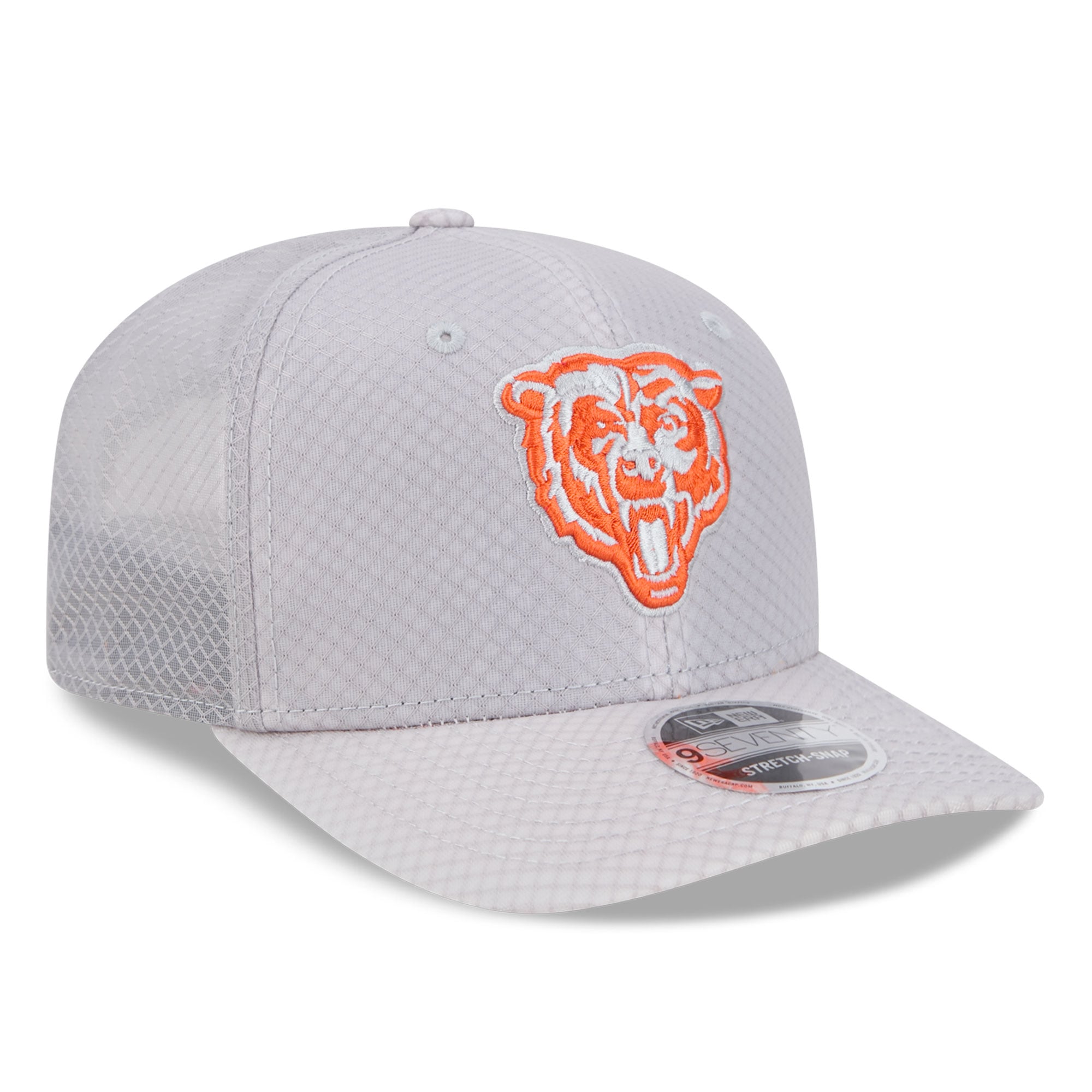 Casquette ajustable New Era grise Chicago Bears 9SEVENTY pour homme