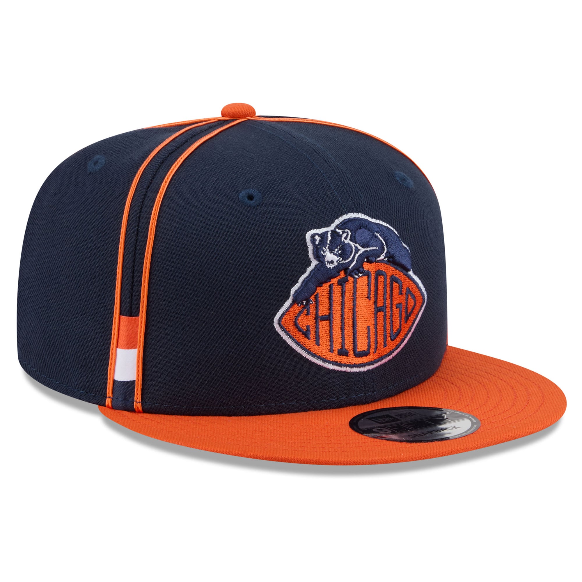 Casquette snapback New Era 9FIFTY pour homme, bleu marine