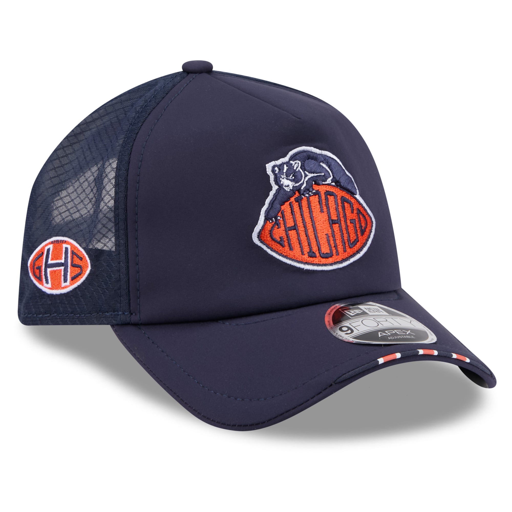 Men's New Era Navy Chicago Bears 2026 Rivalries Collection 9FORTY Apex Adjustable Hat