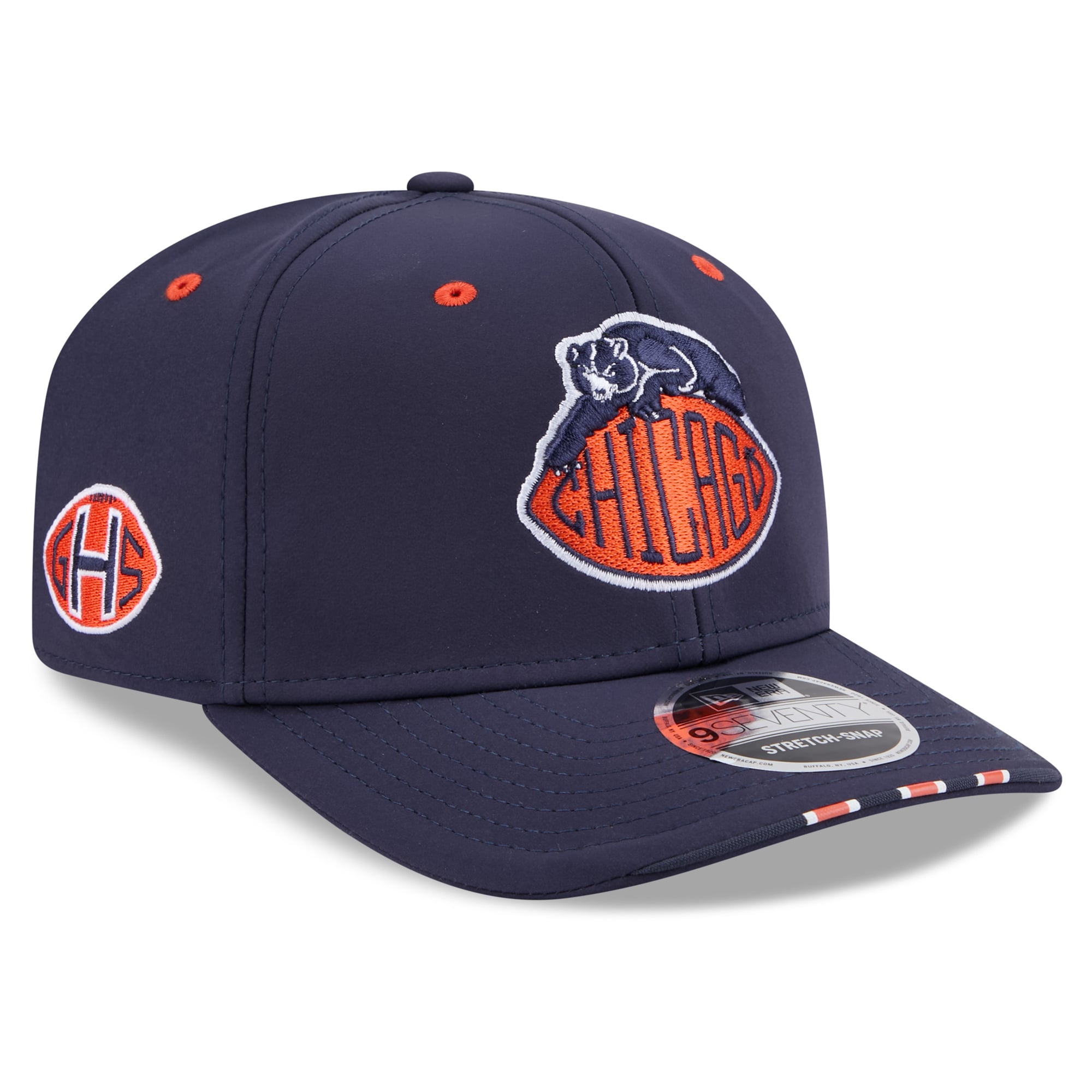 Men's New Era Navy Chicago Bears 2026 Rivalries Collection 9SEVENTY Adjustable Hat