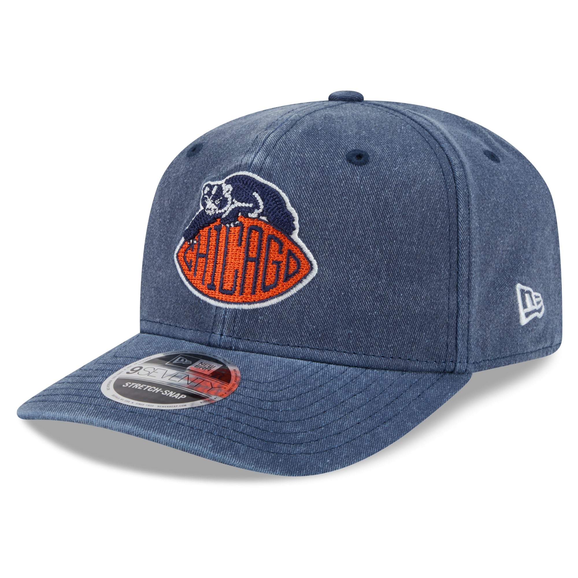 Men's New Era Navy Chicago Bears 2026 Rivalries Collection 9SEVENTY Adjustable Hat