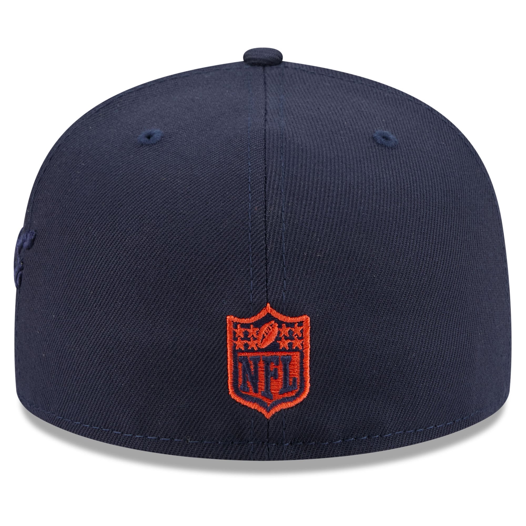 Casquette ajustée New Era 59FIFTY pour homme, bleu marine, Chicago Bears, collection Rivalries 2026, pack fan, logo latéral.
