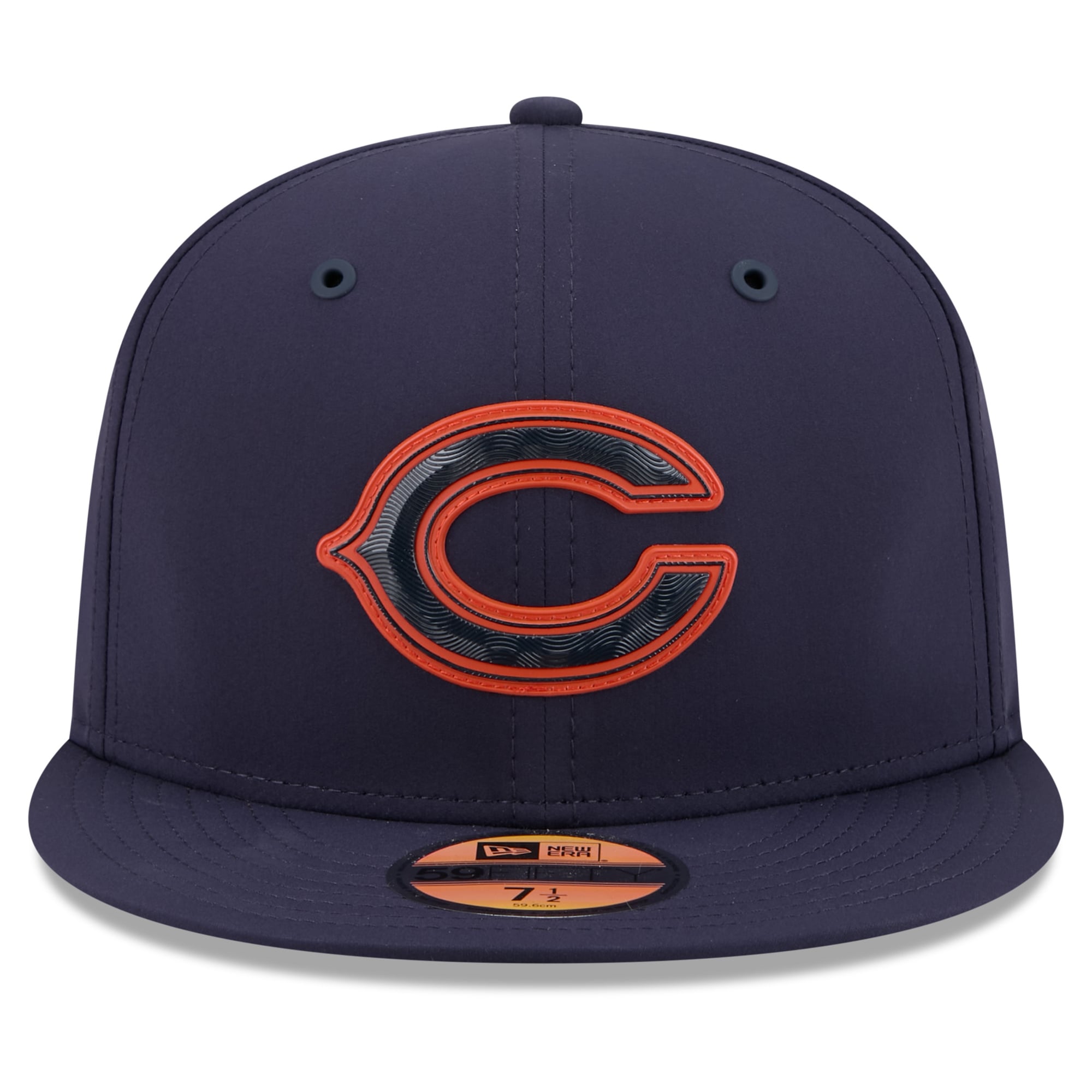 Casquette ajustée New Era 59FIFTY bleu marine Chicago Bears 2026 pour homme