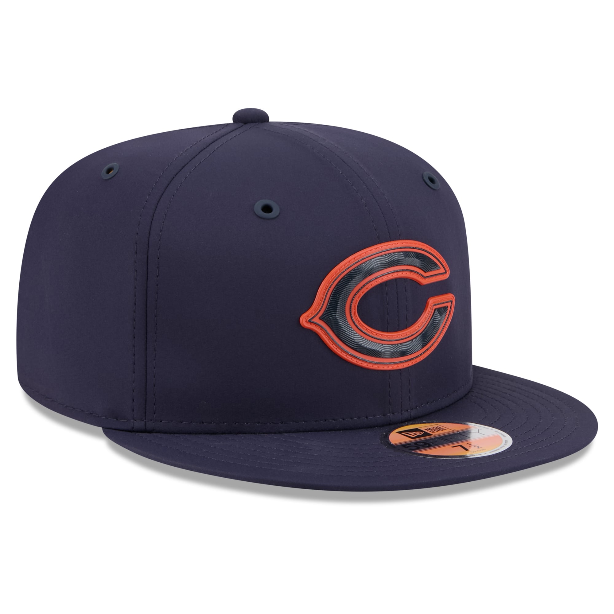 Casquette ajustée New Era 59FIFTY bleu marine Chicago Bears 2026 pour homme