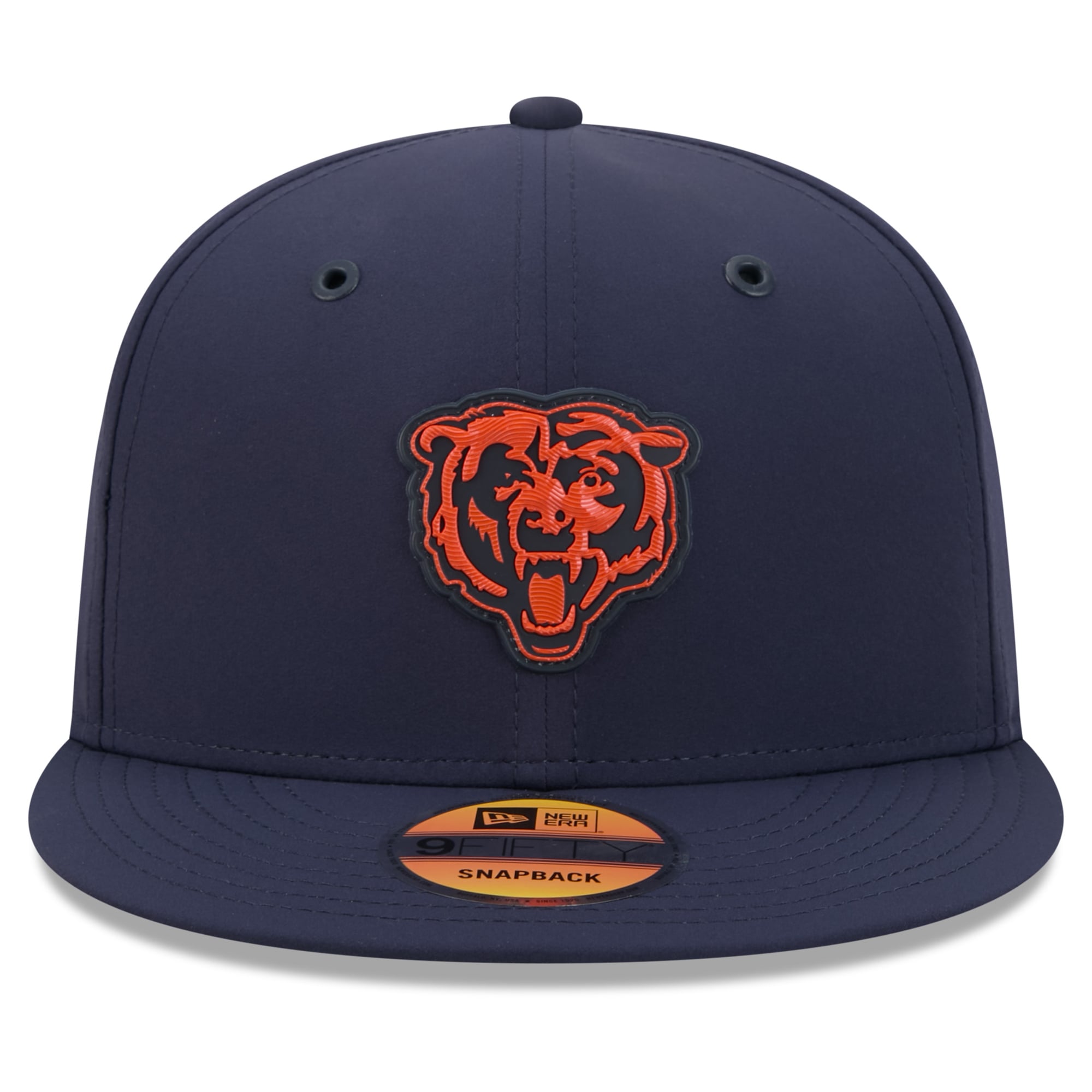 Casquette snapback New Era bleu marine Chicago Bears 2026 Sideline 9FIFTY pour homme