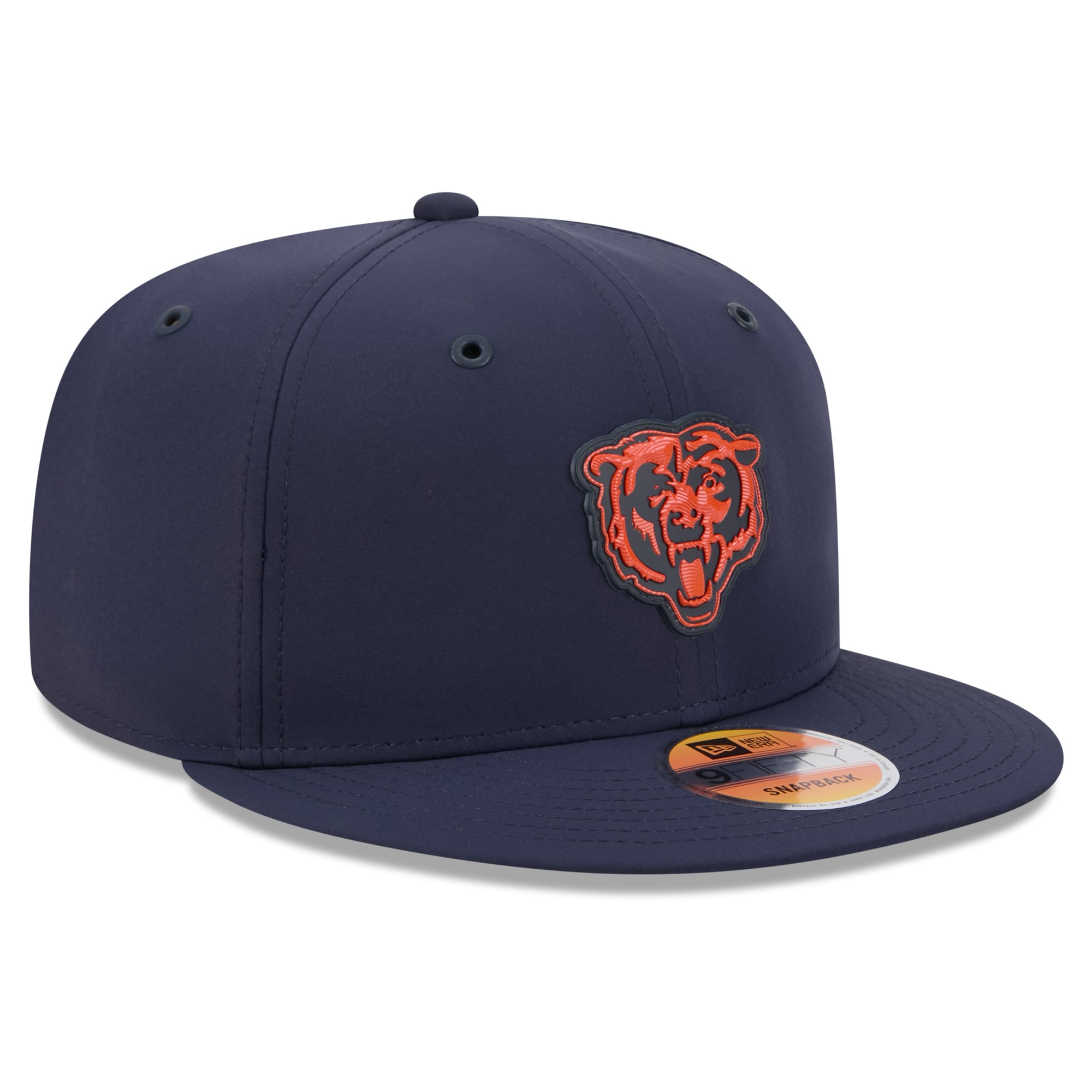 Casquette snapback New Era bleu marine Chicago Bears 2026 Sideline 9FIFTY pour homme