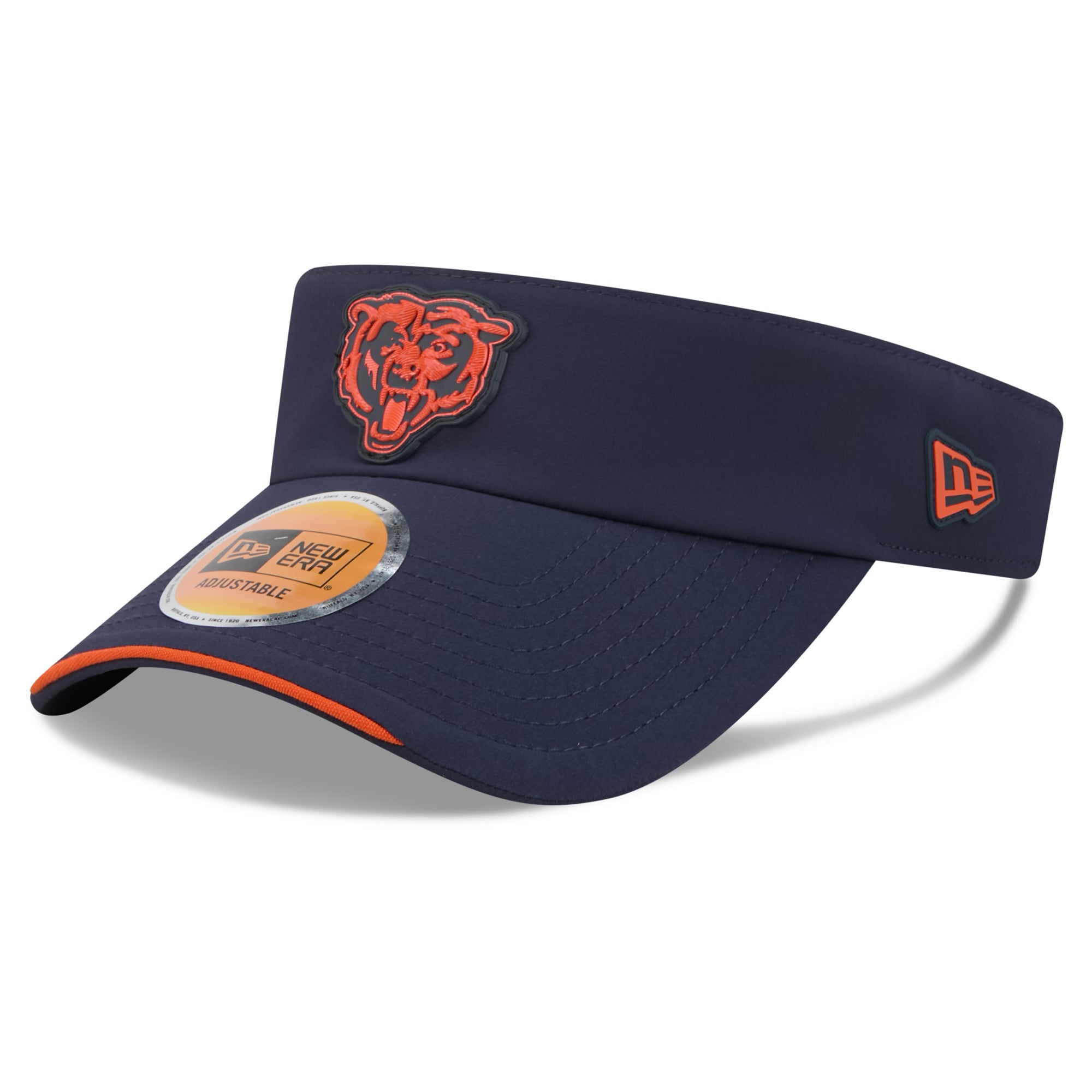 Men's New Era Navy Chicago Bears 2026 Sideline Adjustable Visor