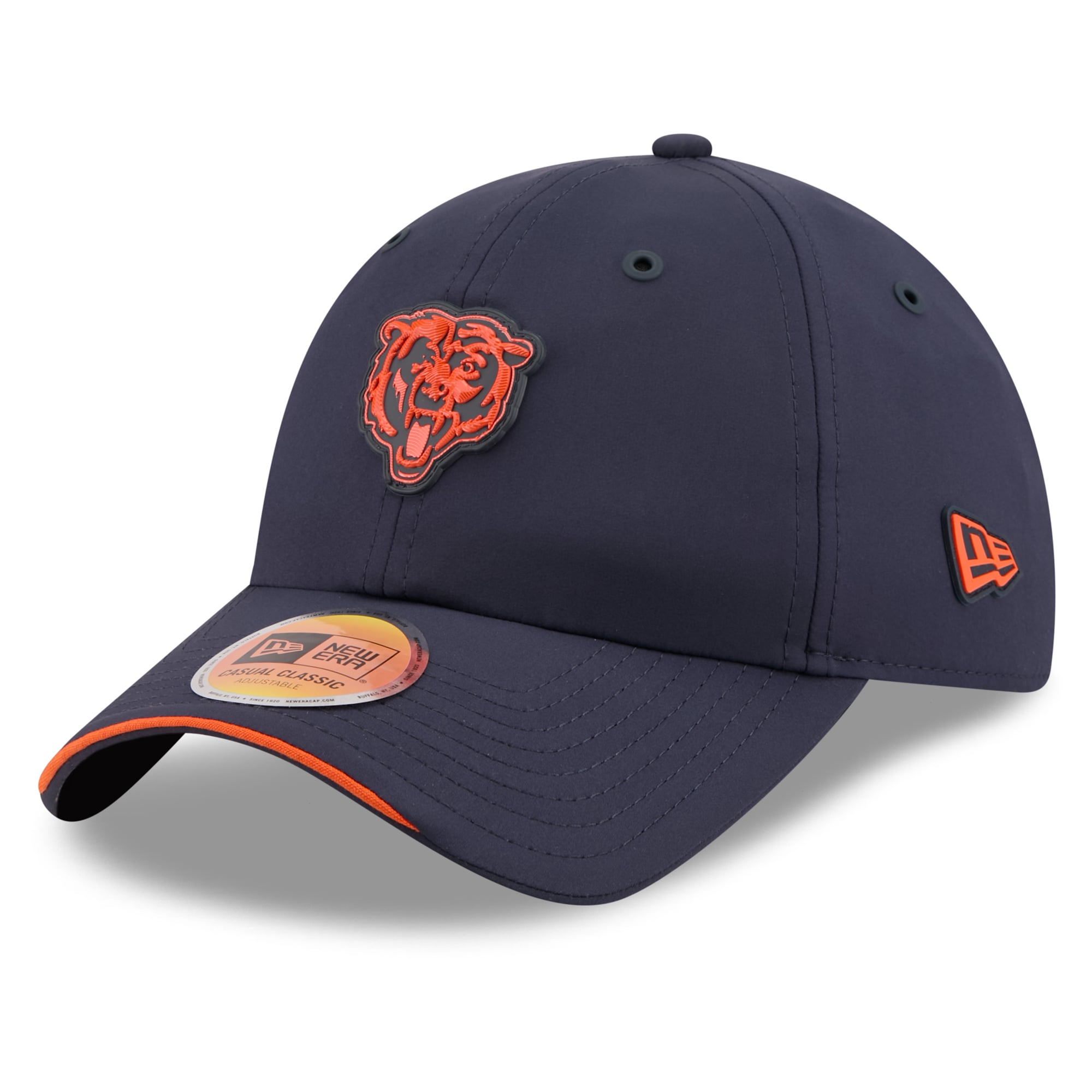 Casquette New Era bleu marine Chicago Bears 2026 Sideline classique ajustable pour homme