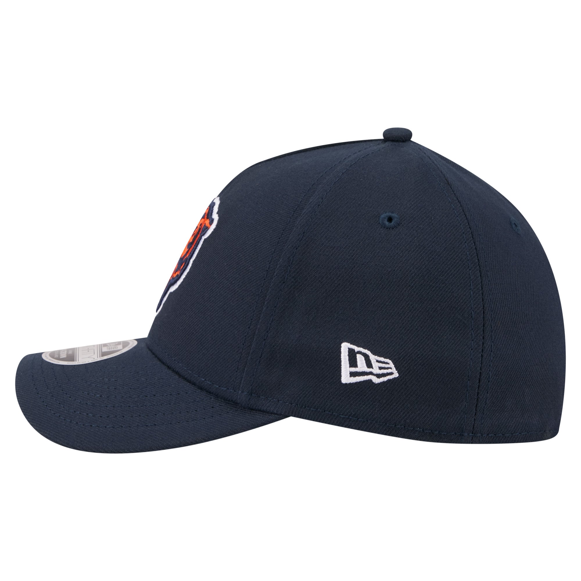 Men's New Era Navy Chicago Bears 39THIRTY M-Crown A-Frame Stretch Hat