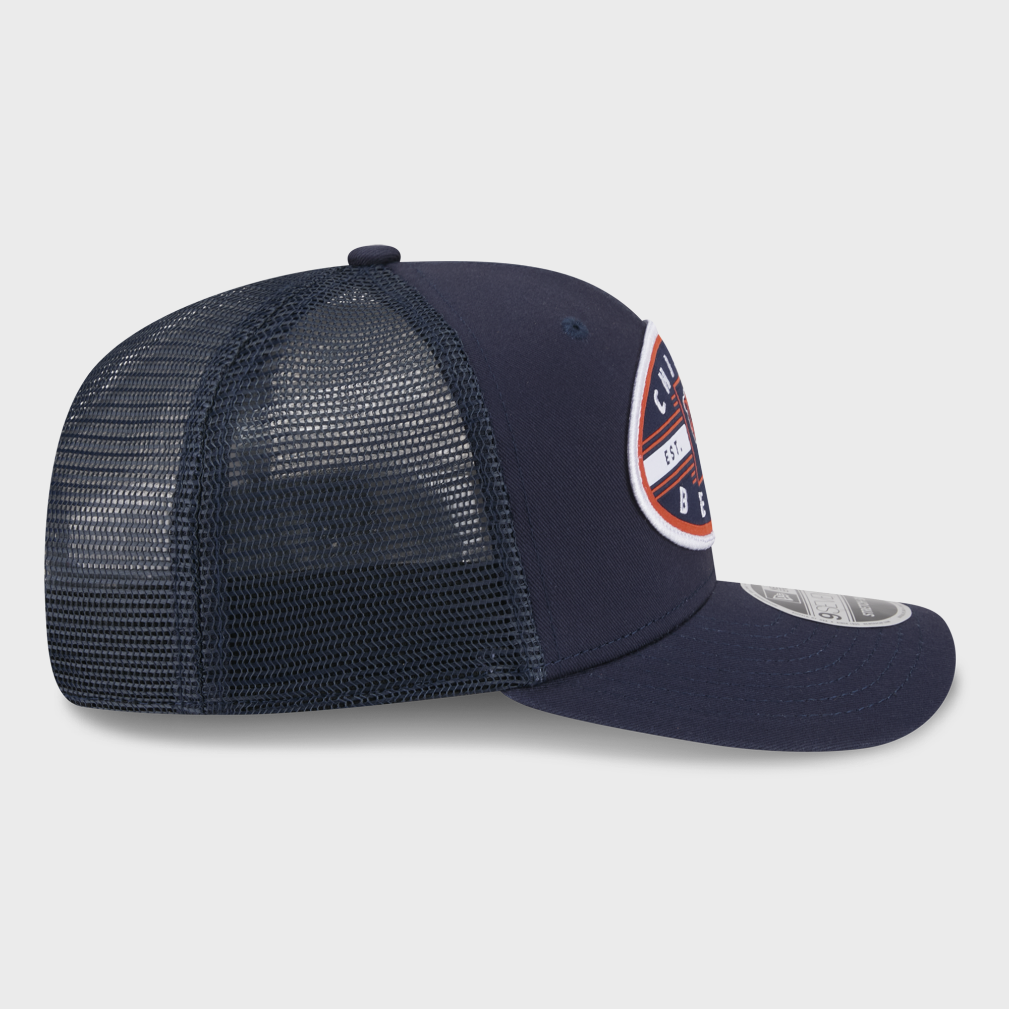 Casquette ajustable New Era bleu marine Chicago Bears Collegiate 9SEVENTY pour homme