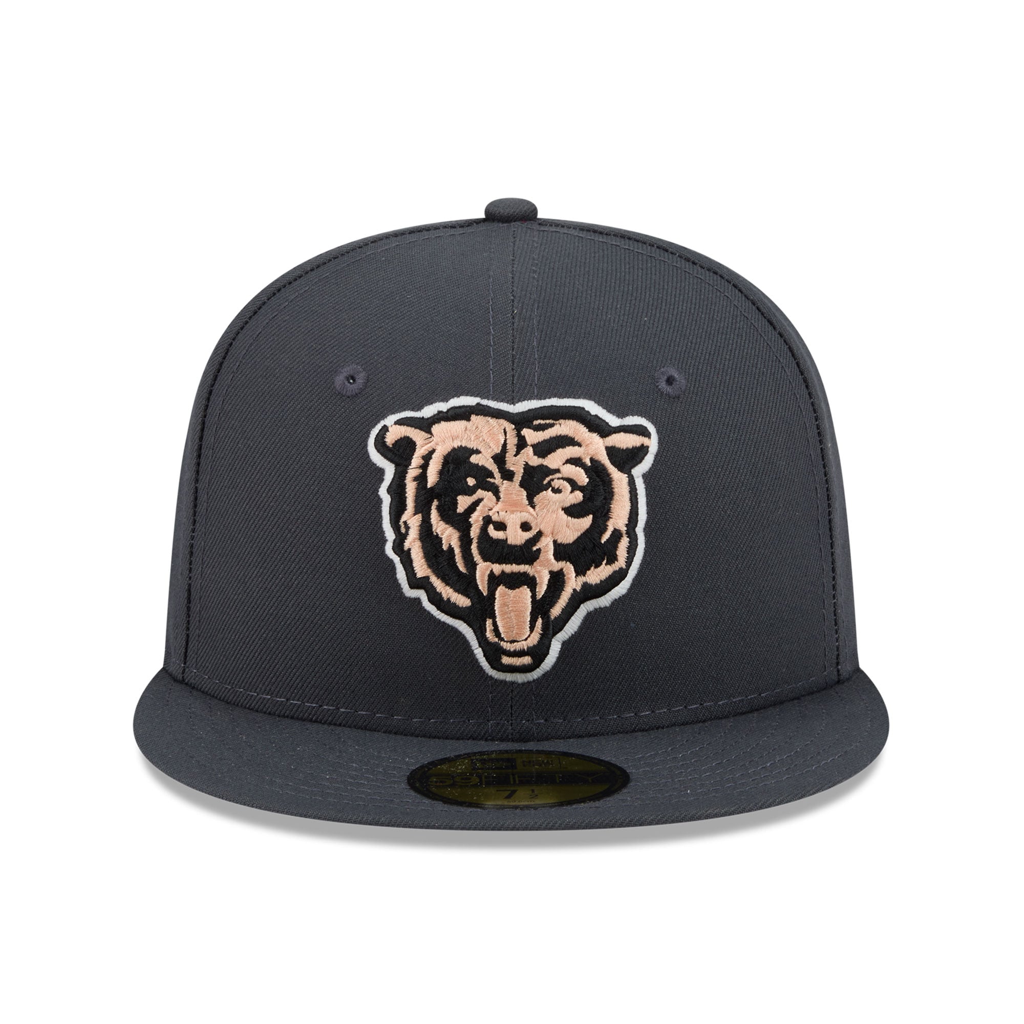 Casquette ajustée New Era 59FIFTY pour homme, bleu marine, Chicago Bears, coloris automnal.