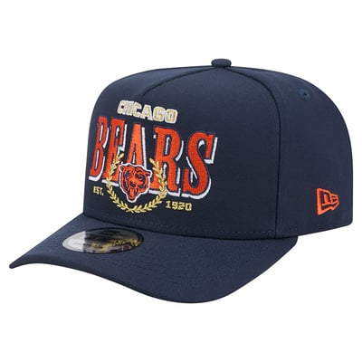 Chicago Bears New Era Laurel A-Frame 9FIFTY Snapback Hat - Navy