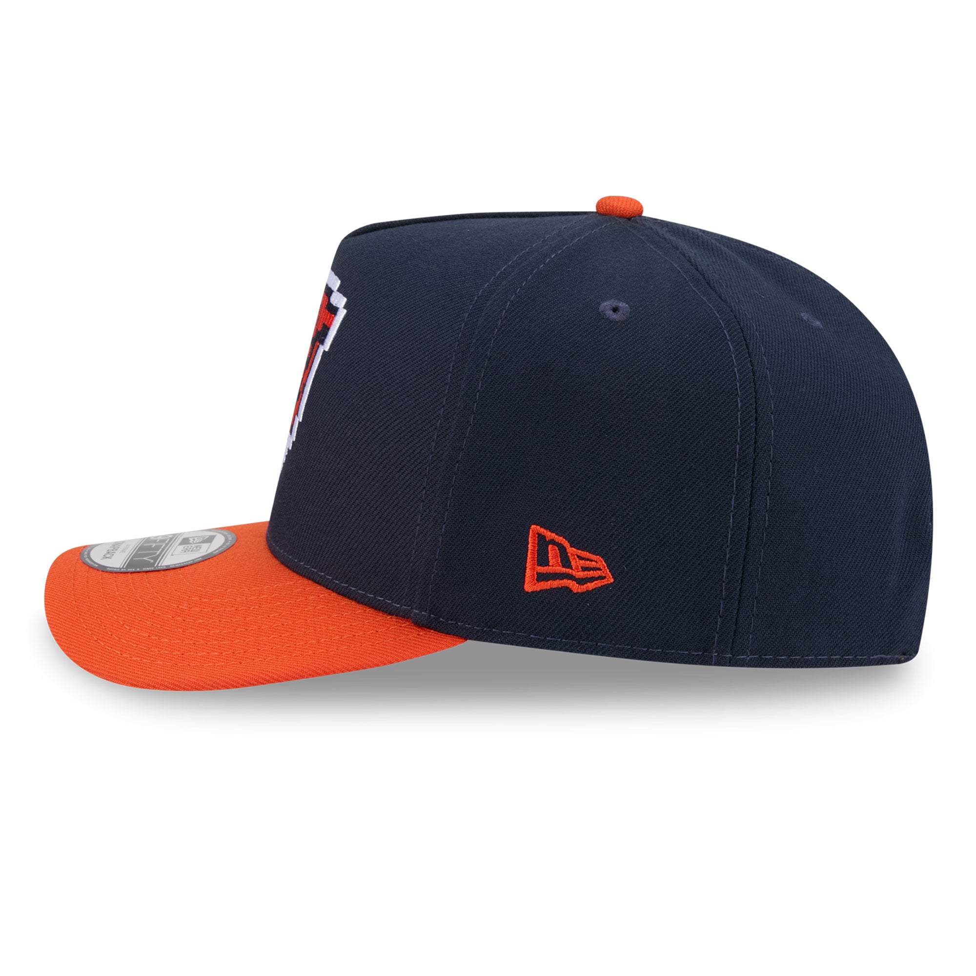 Casquette snapback New Era 9FIFTY Pixel A-Frame bleu marine Chicago Bears pour homme