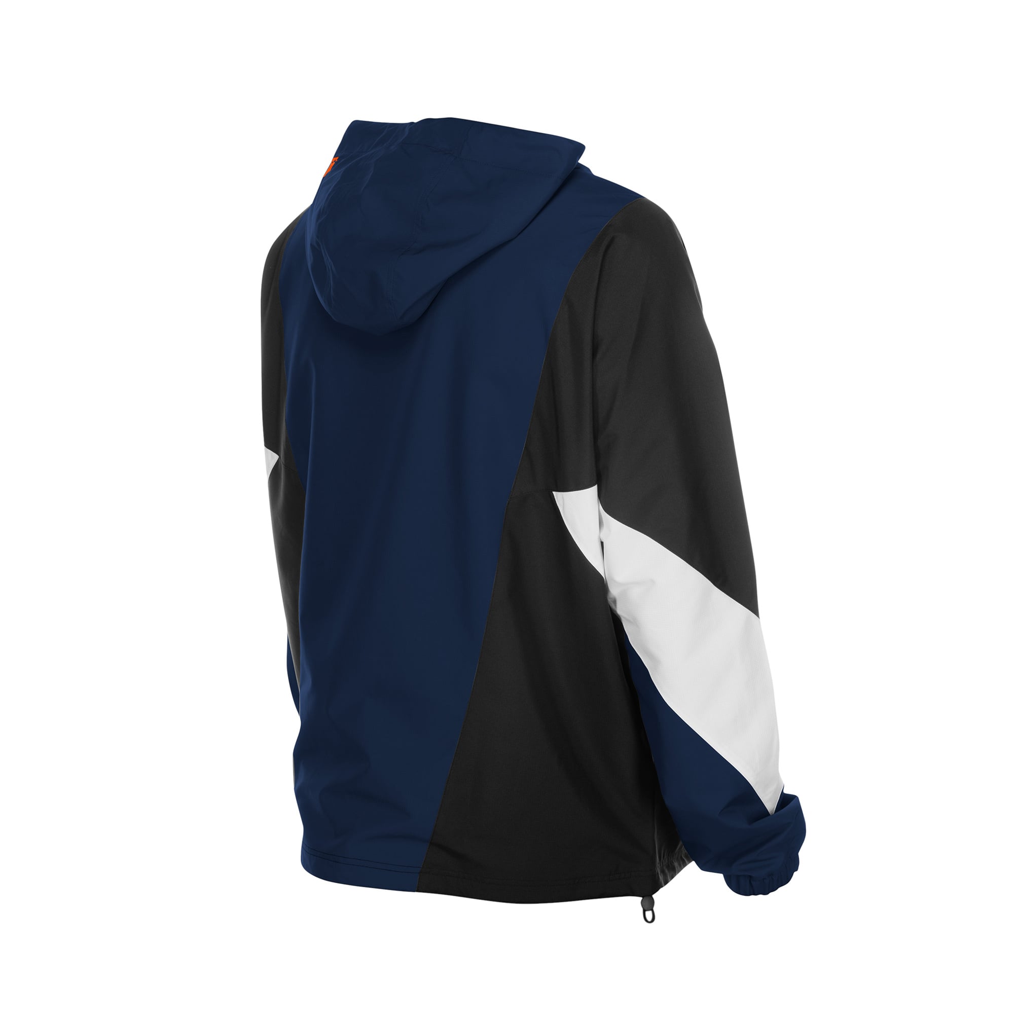 Men's New Era Navy Chicago Bears Quarter-Zip Windbreaker Jacket