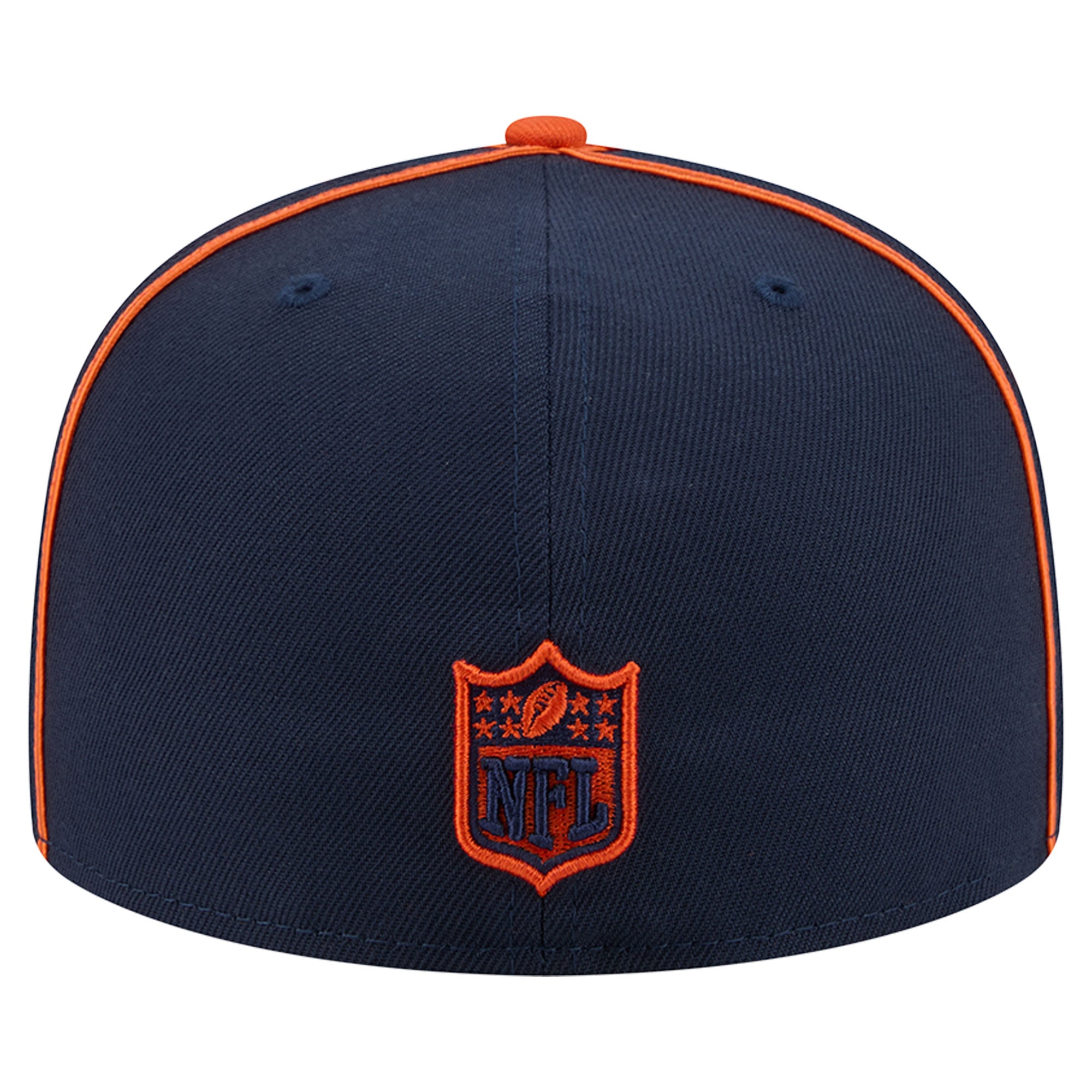 Casquette ajustée New Era 59FIFTY Soutache bleu marine Chicago Bears pour homme