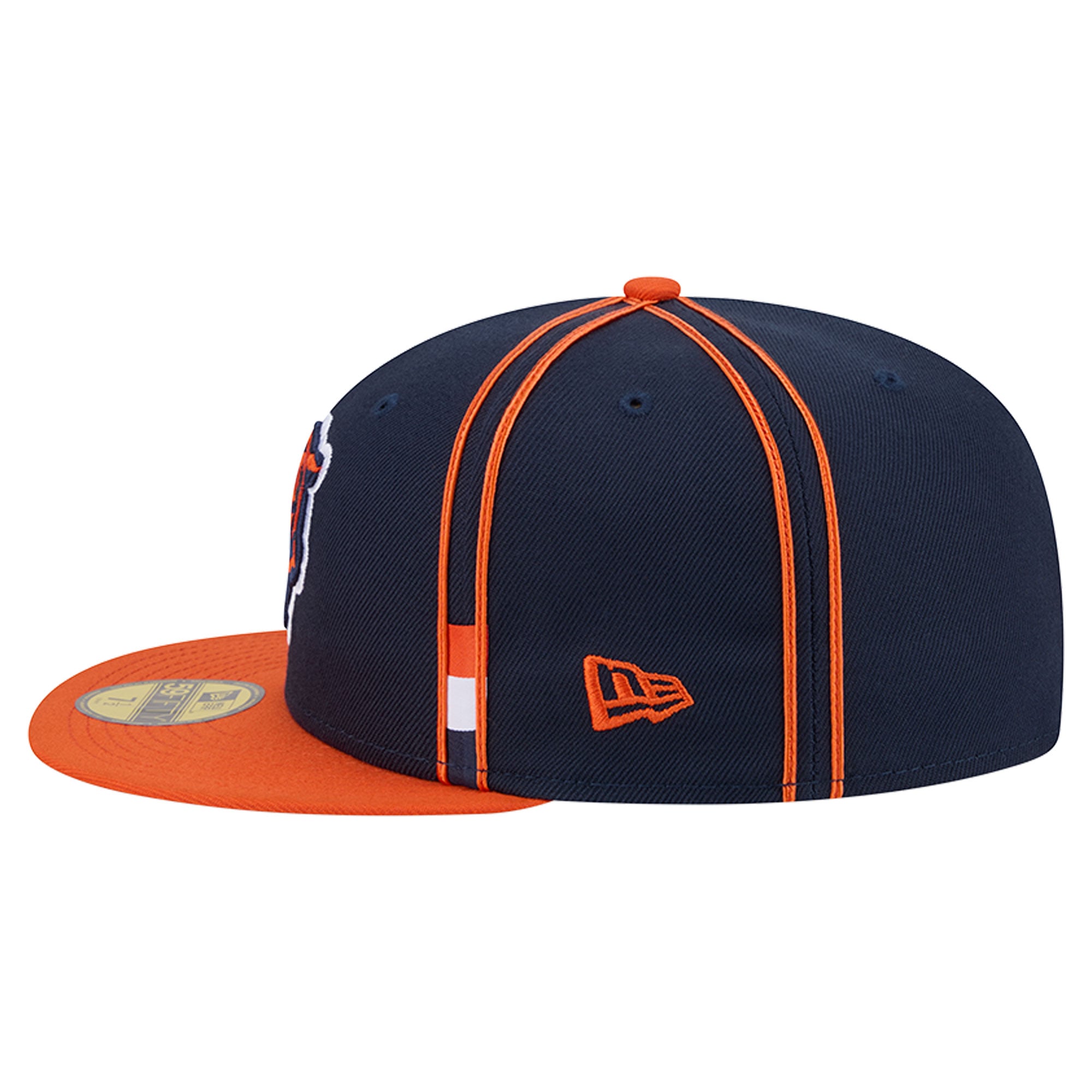 Casquette ajustée New Era 59FIFTY Soutache bleu marine Chicago Bears pour homme
