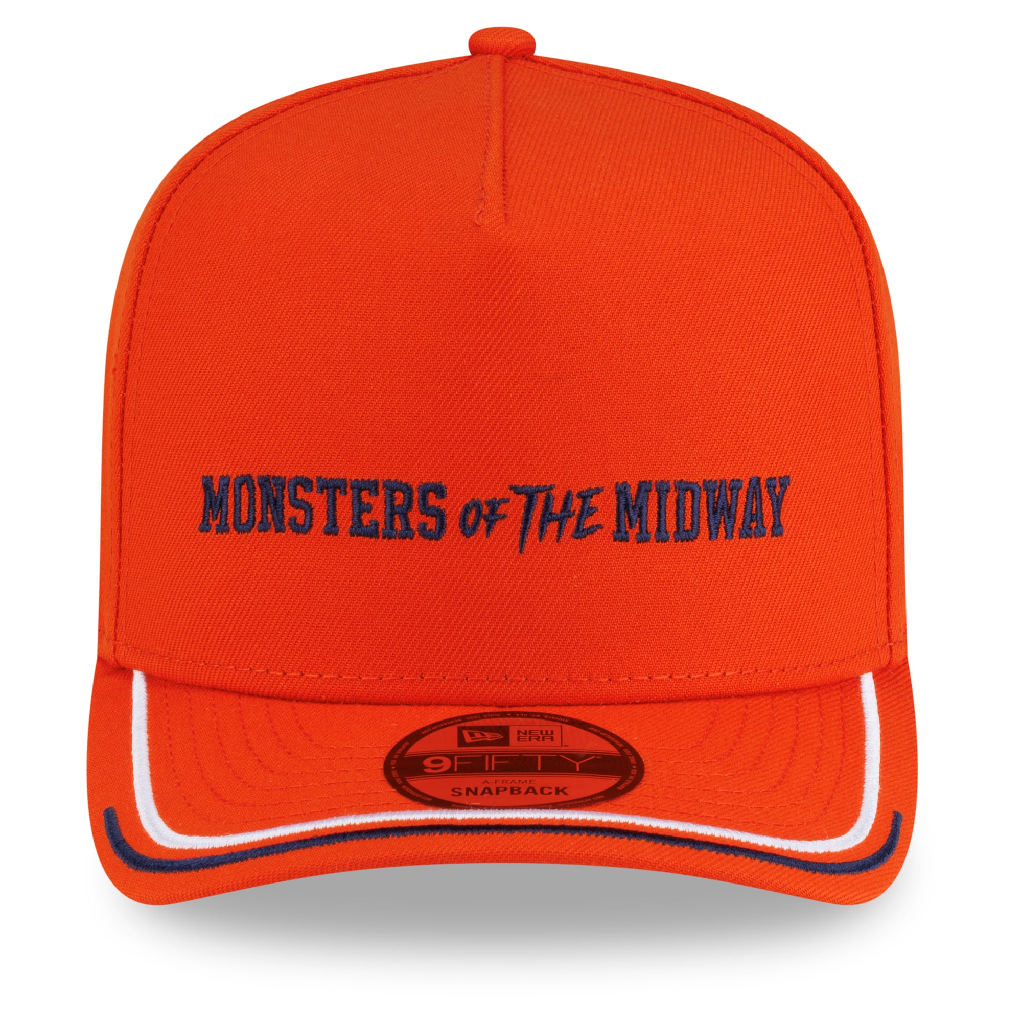 Casquette snapback New Era orange Chicago Bears 2026 Rivalries Collection Fan Pack A-Frame 9FIFTY pour homme