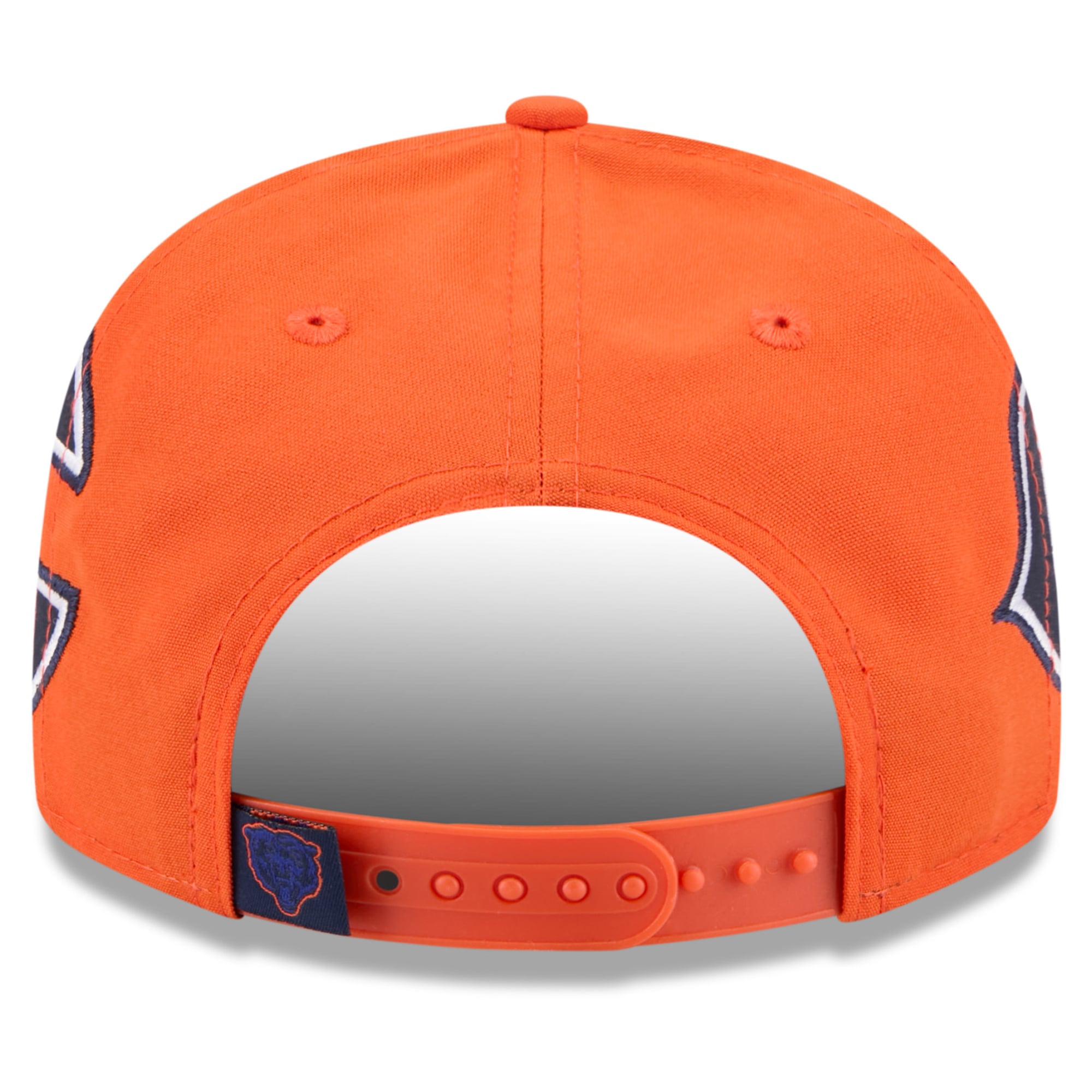 Men's New Era Orange Chicago Bears 2026 Rivalries Collection Fan Pack Helmet 9FIFTY Snapback Hat