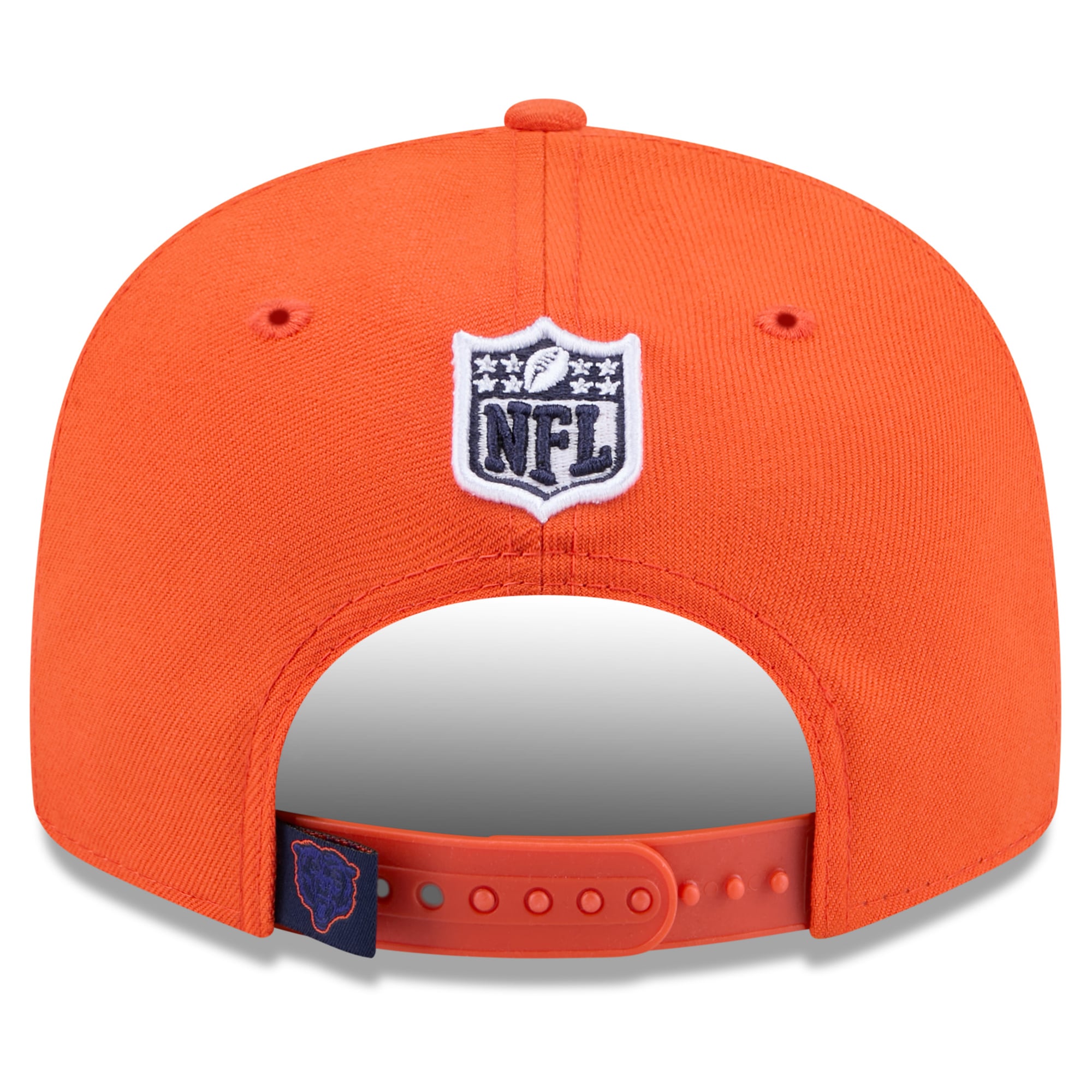 Men's New Era Orange Chicago Bears 2026 Rivalries Collection Split Panel 9FIFTY Snapback Hat