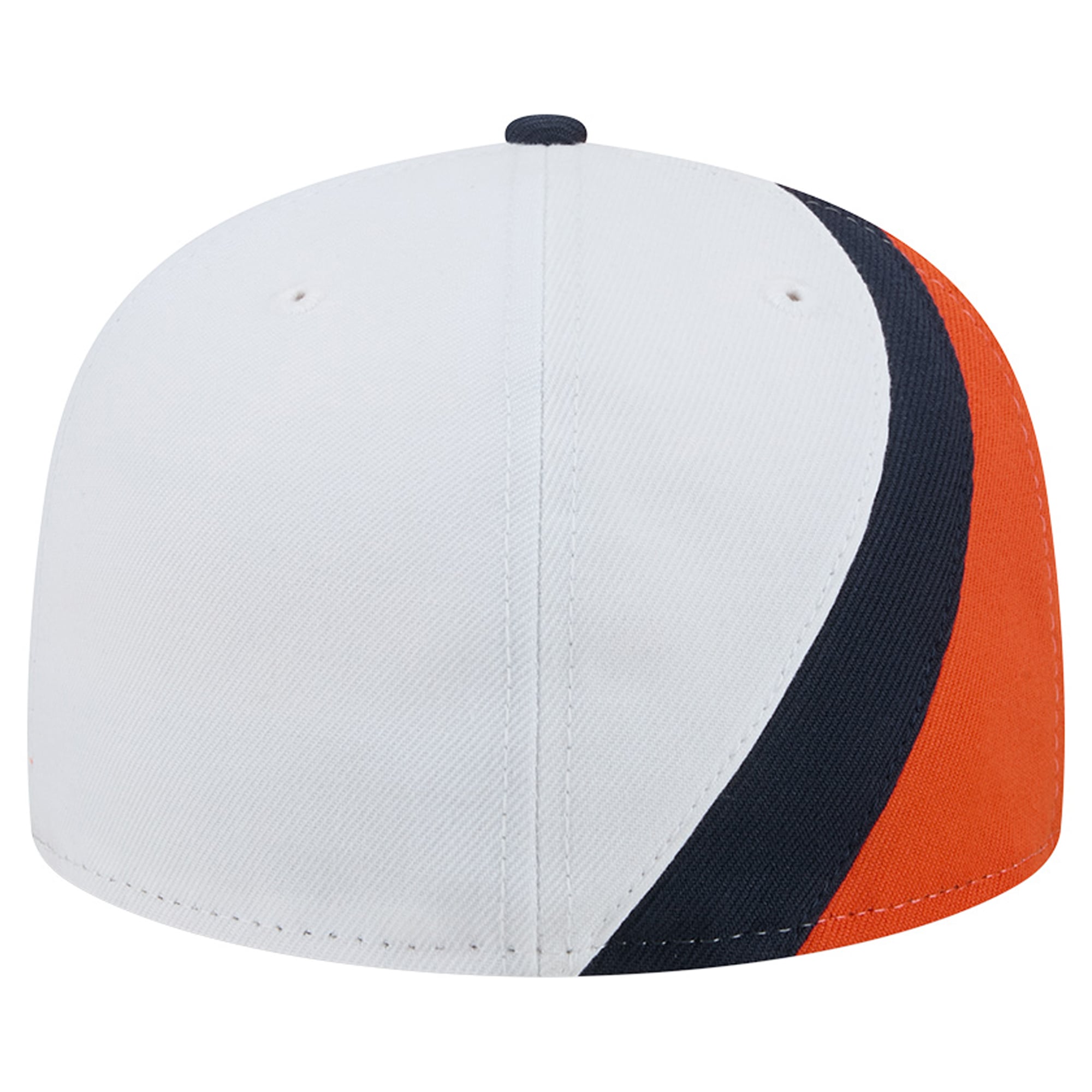 Casquette ajustée New Era Shock 59FIFTY orange/marine pour homme