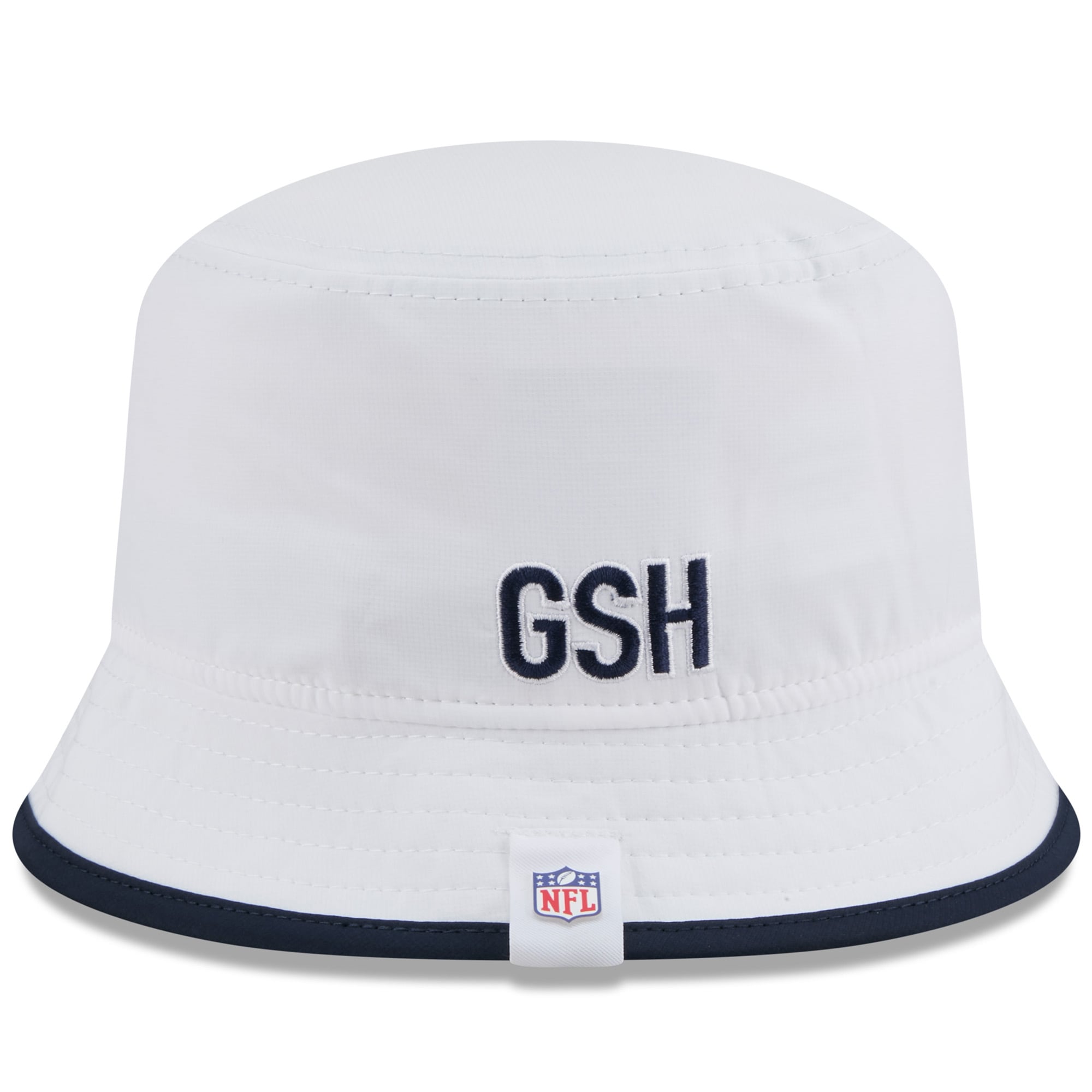 Men's New Era White Chicago Bears 2025 NFL Training Camp Stretch Bucket Hat