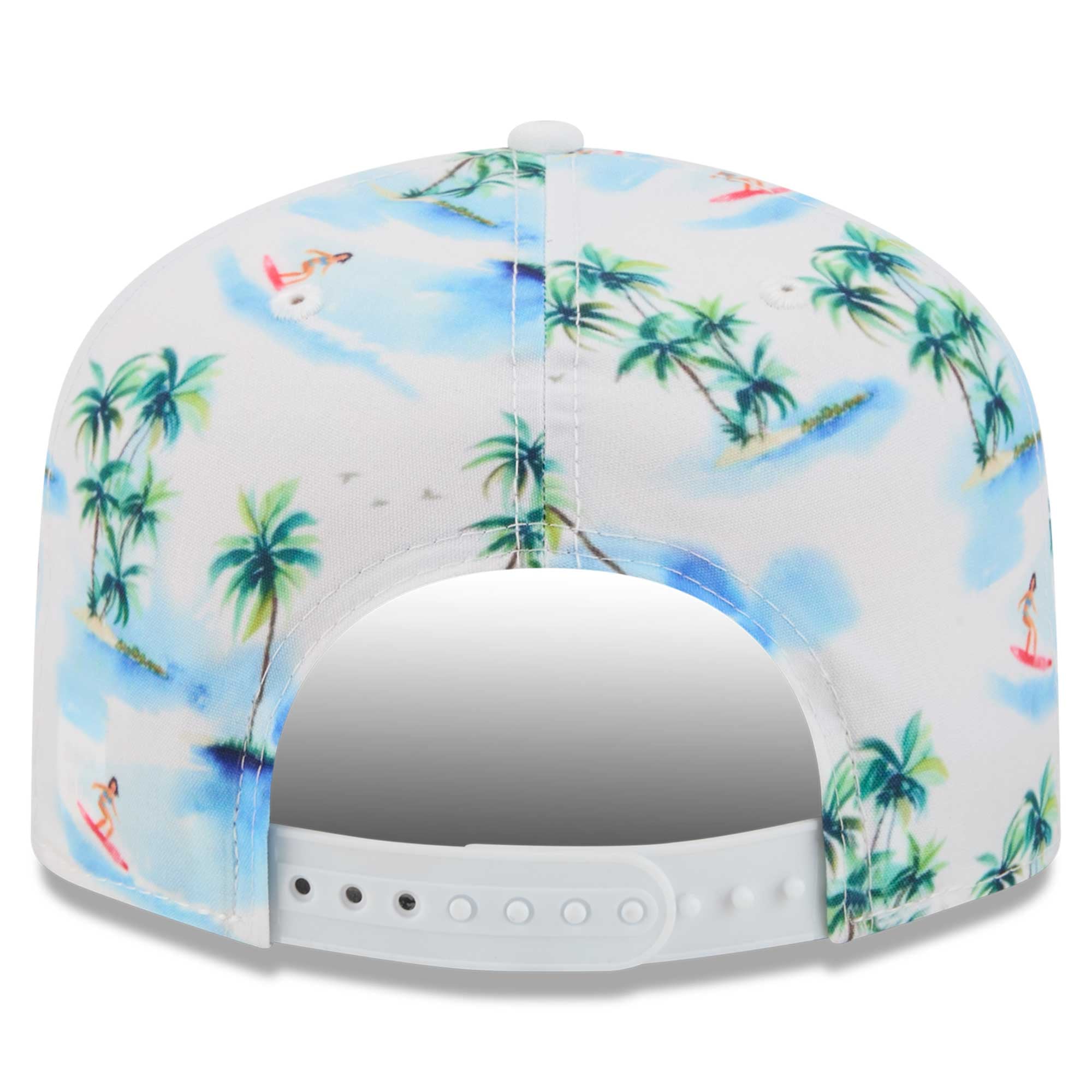 Casquette ajustable New Era blanche Chicago Bears Aloha 19TWENTY pour homme