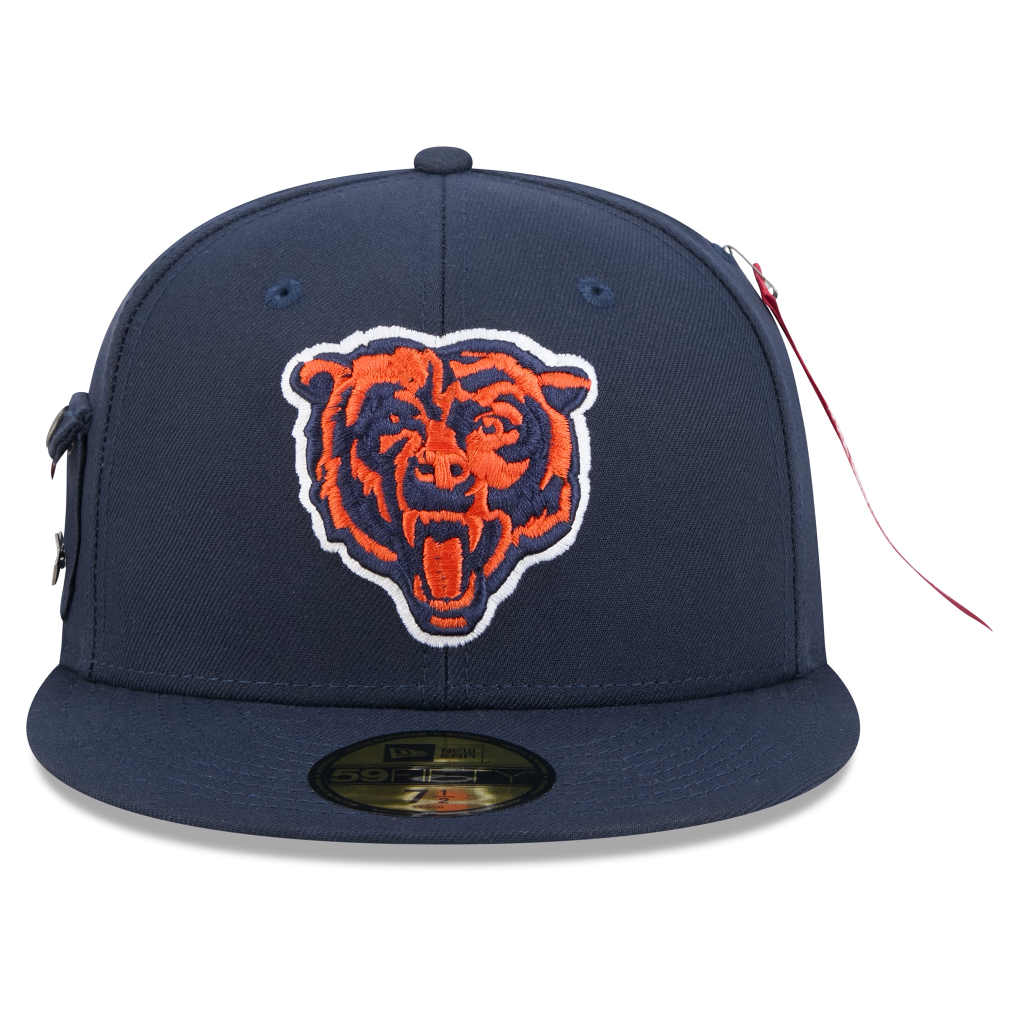 Casquette ajustée New Era x Alpha Industries Chicago Bears bleu marine pour homme