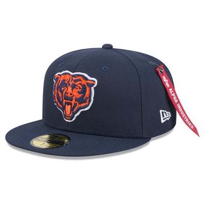 Chicago Bears New Era x Alpha Industries 59FIFTY Fitted Hat - Navy