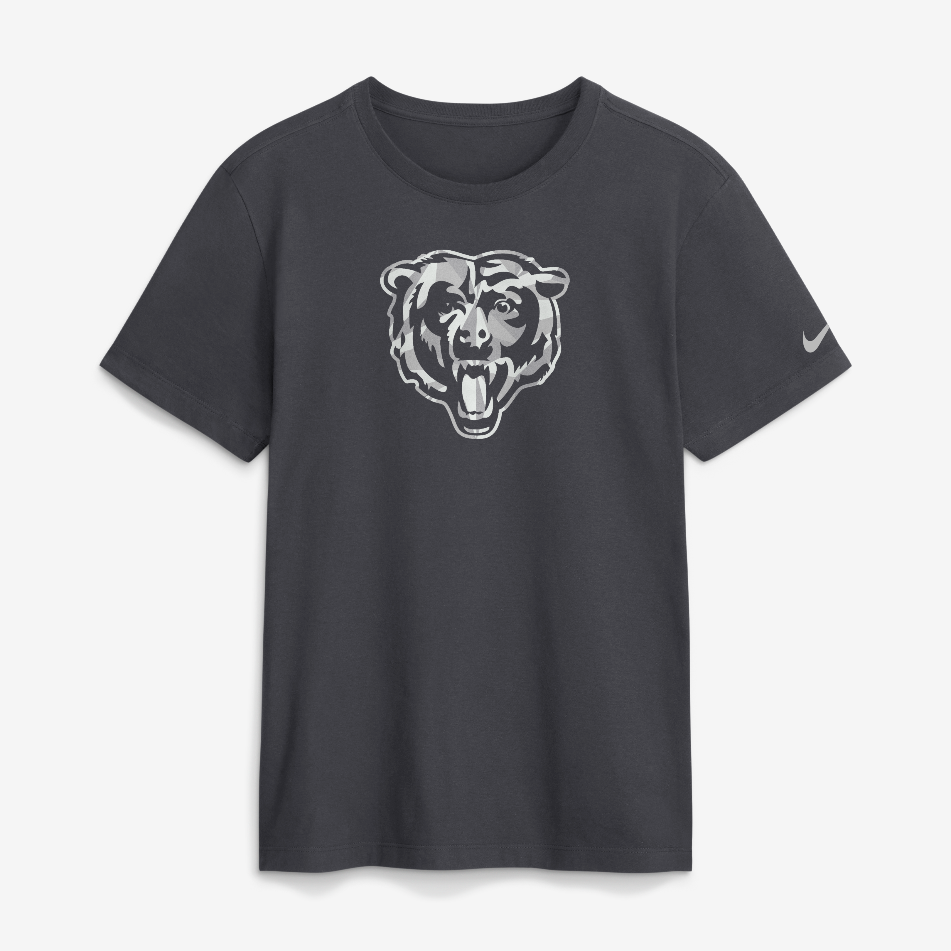 T-shirt Nike pour homme, anthracite, Chicago Bears, logo fractal