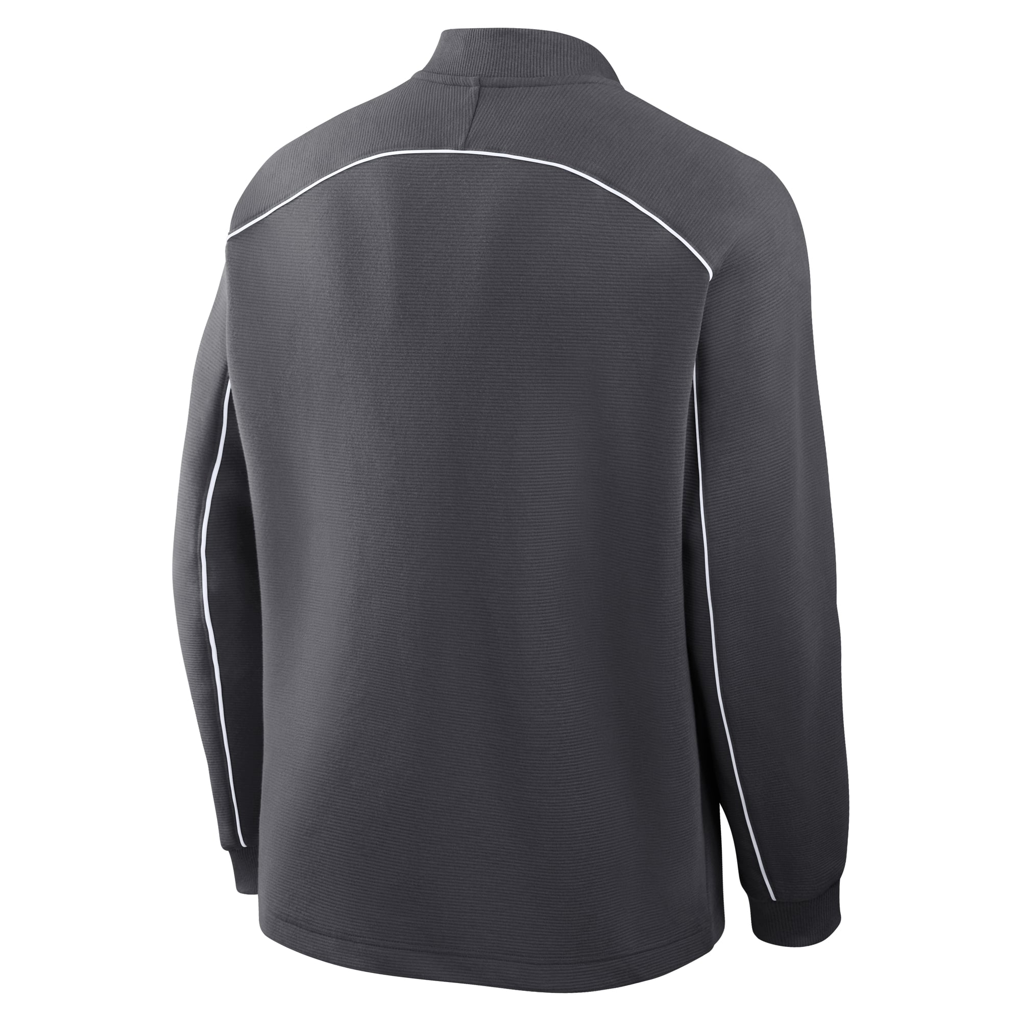 Pull-over Nike Chicago Bears Par Raglan Tri-Blend Therma-FIT demi-zip pour homme, couleur anthracite.