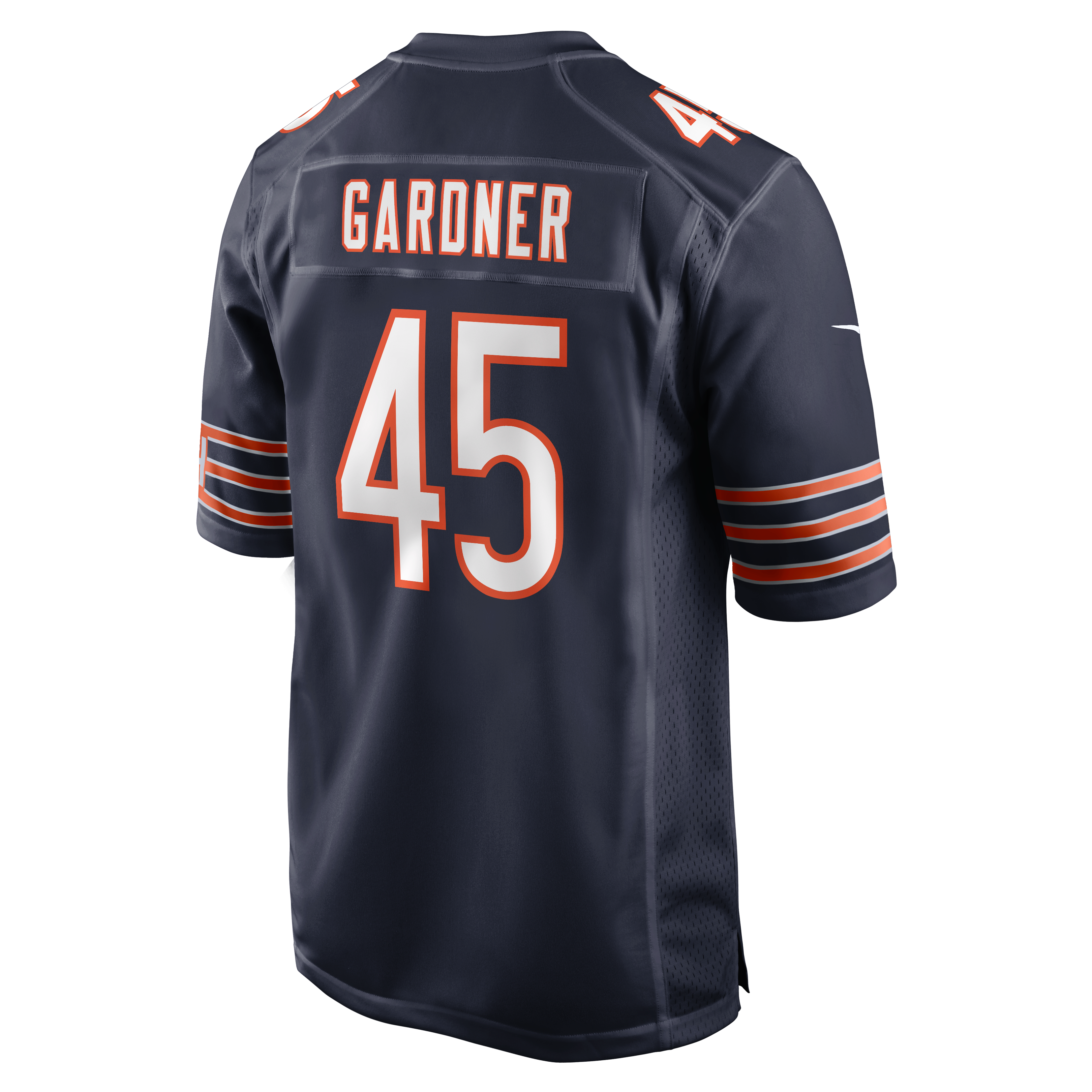 Maillot de match Nike Beau Gardner bleu marine des Chicago Bears pour homme